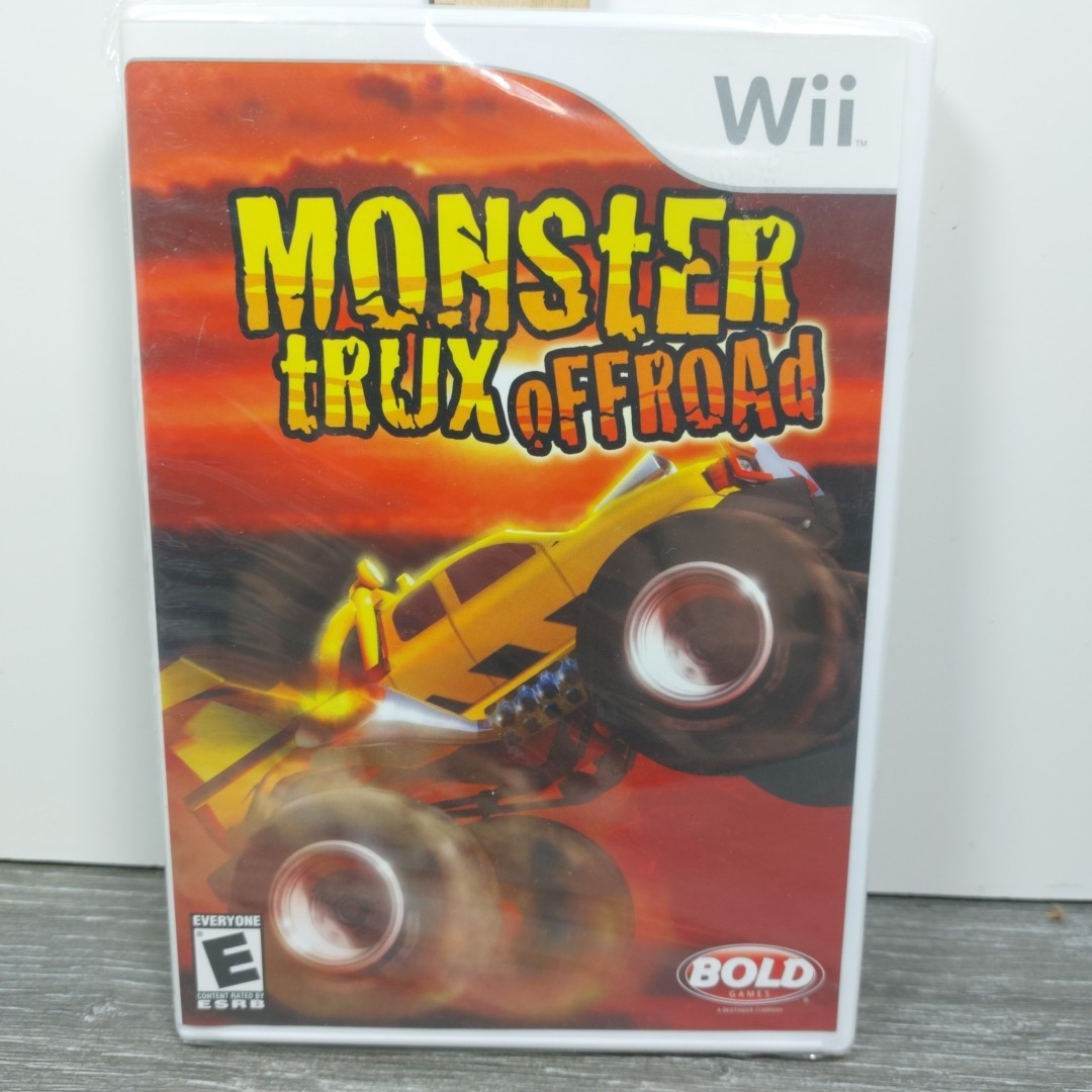 Monster Trux Offroad For Wii Racing Sealed