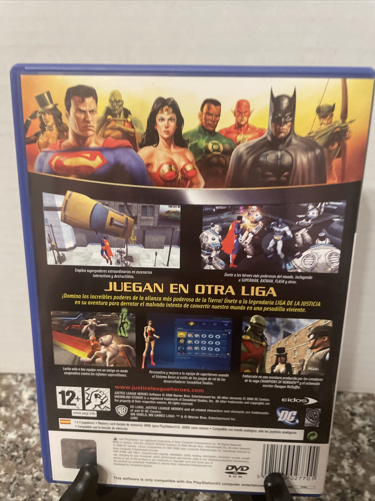 Justice league heroes justice league for the sony ps2 Spain Edition USA Seller !