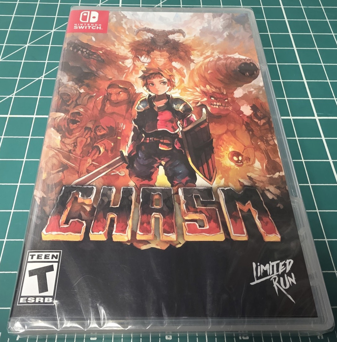 CHASM (Nintendo Switch, 2018) – Limited Run #085 – Brand New – Factory Sealed!