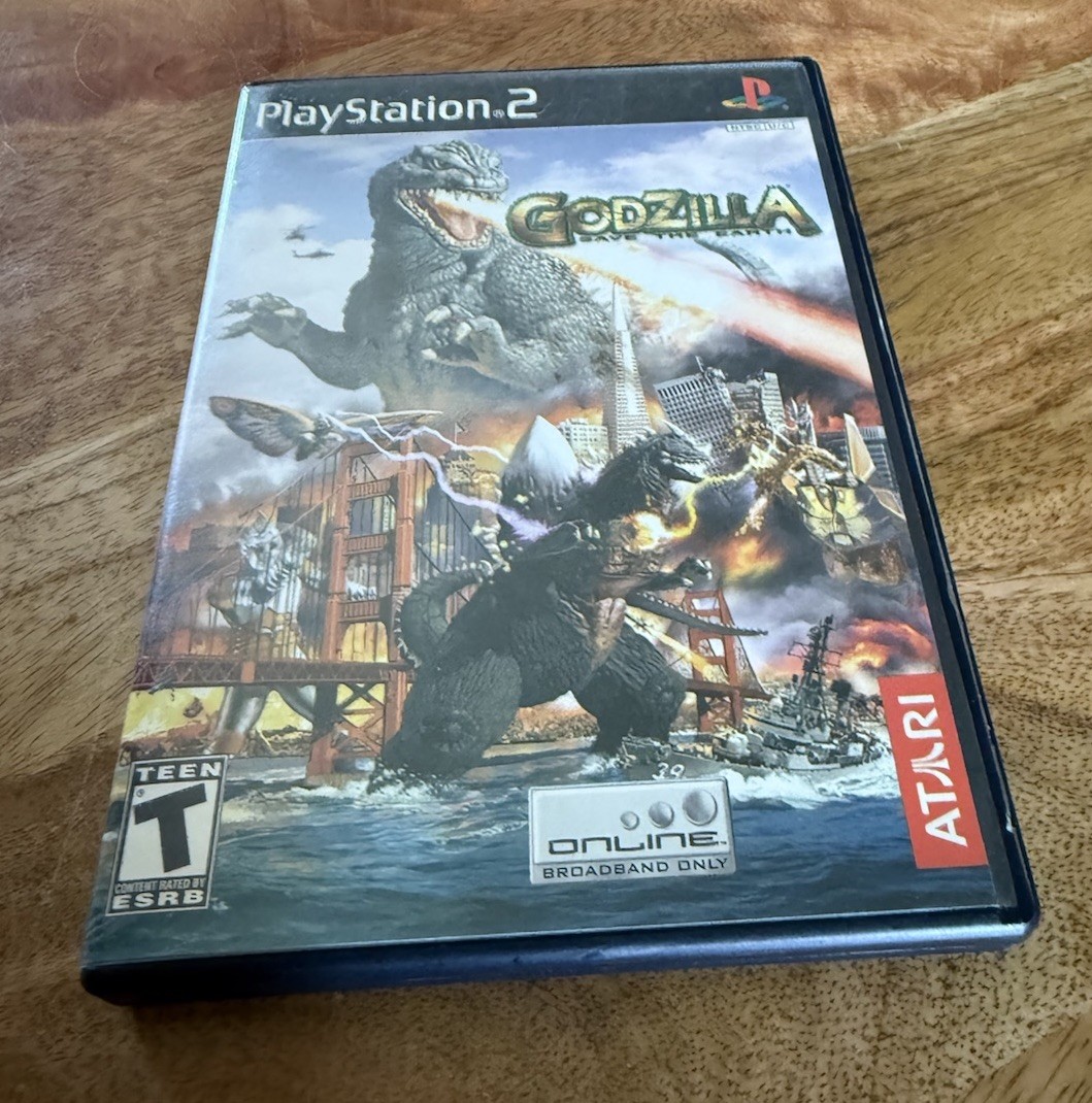 Godzilla Save the Earth Sony PlayStation 2 PS2 Tested Complete Authentic