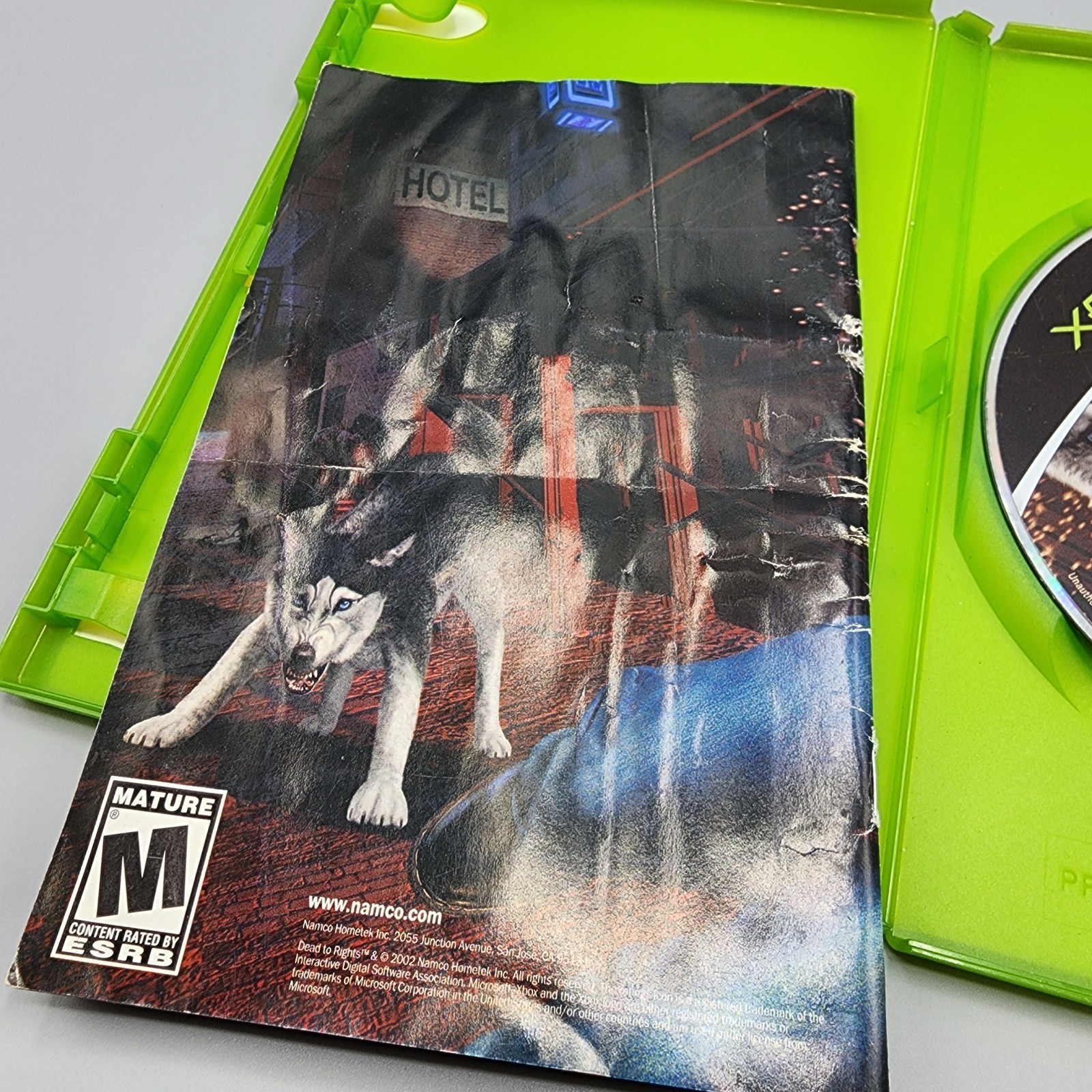 Dead to Rights (Microsoft Xbox, 2002) Complete / Tested