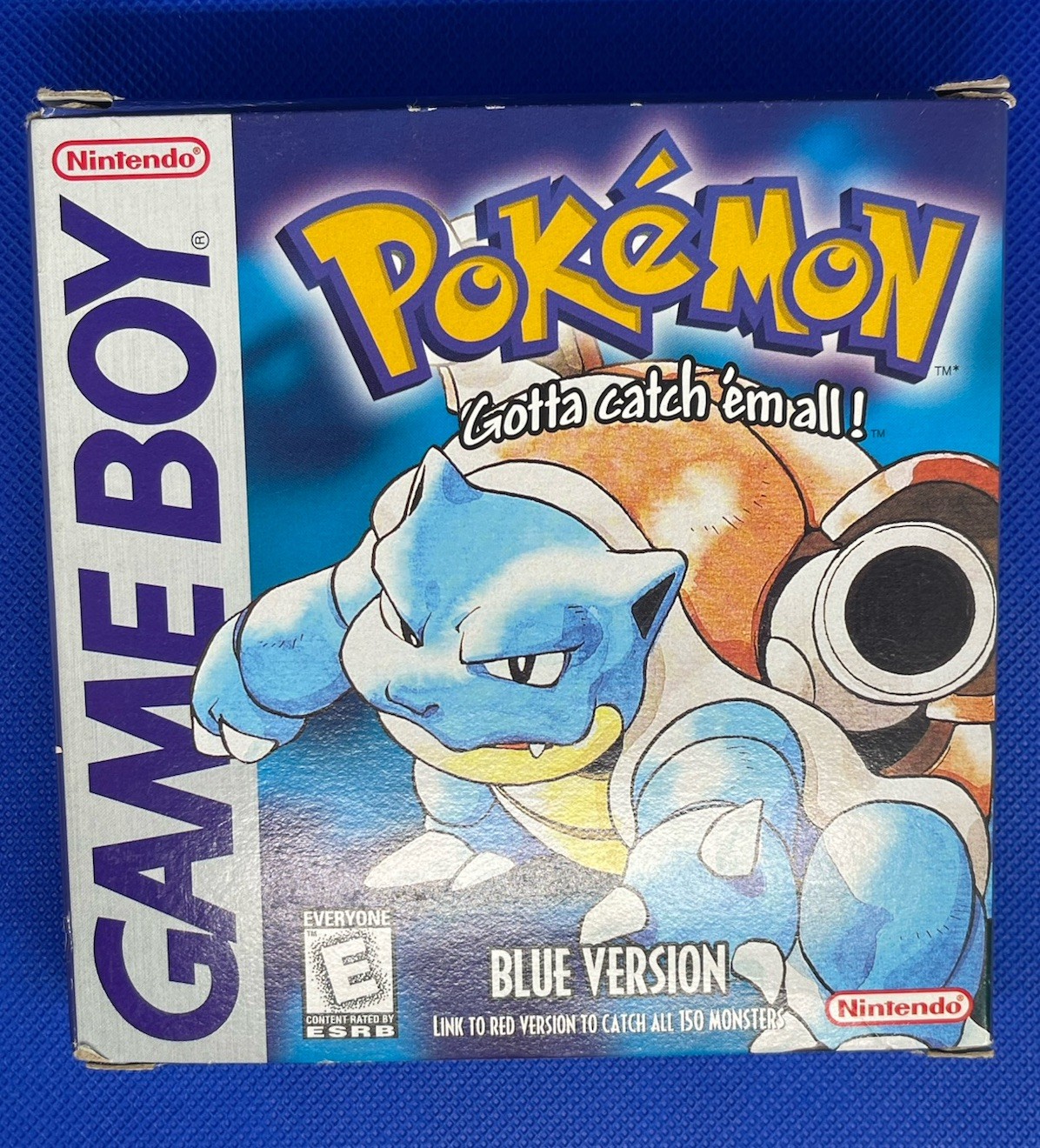 Pokemon Blue Version Complete Box Nintendo GameBoy Authentic CIB