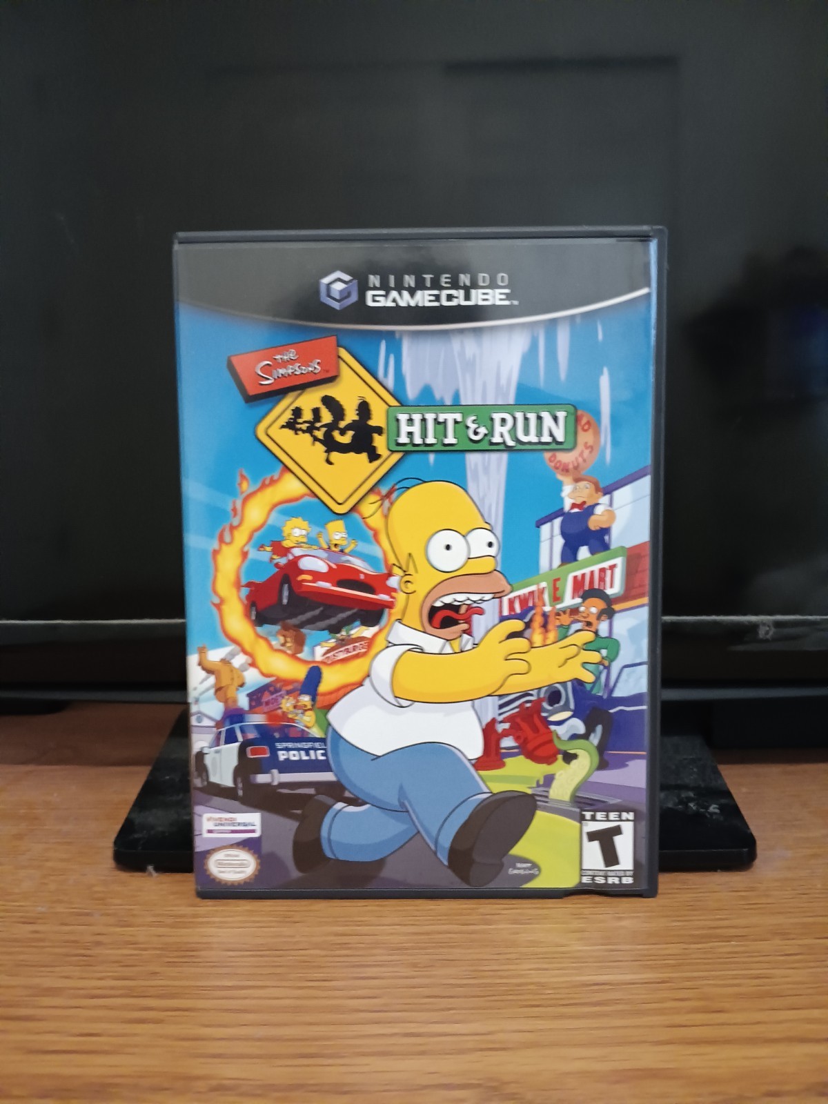 The Simpsons: Hit & Run For Nintendo GameCube. (BLACK LABEL, CIB, & 2003)
