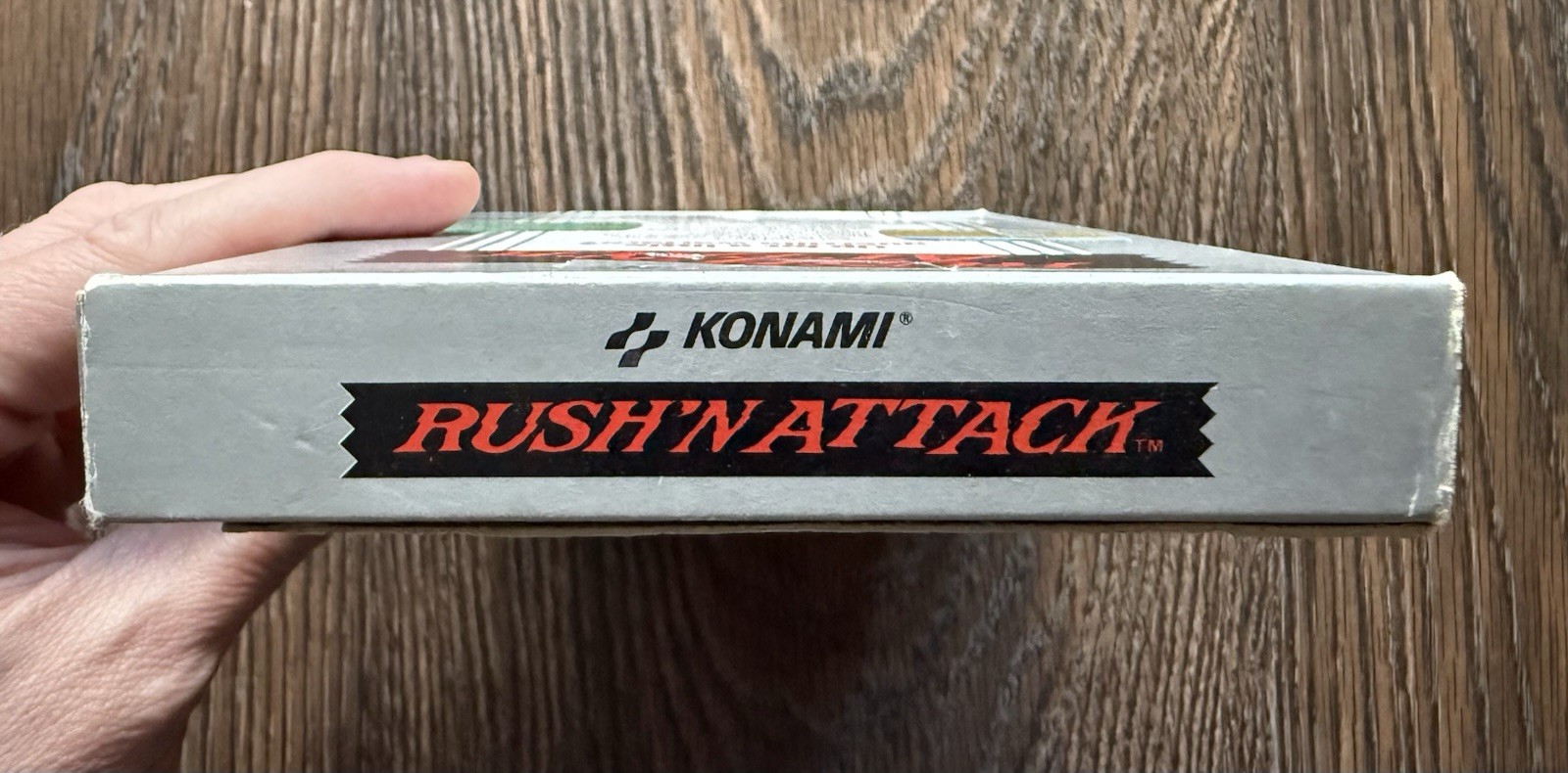 Rush’n Attack Complete in Box CIB 5-Screw Hangtab (Nintendo, NES 1987) 🔥