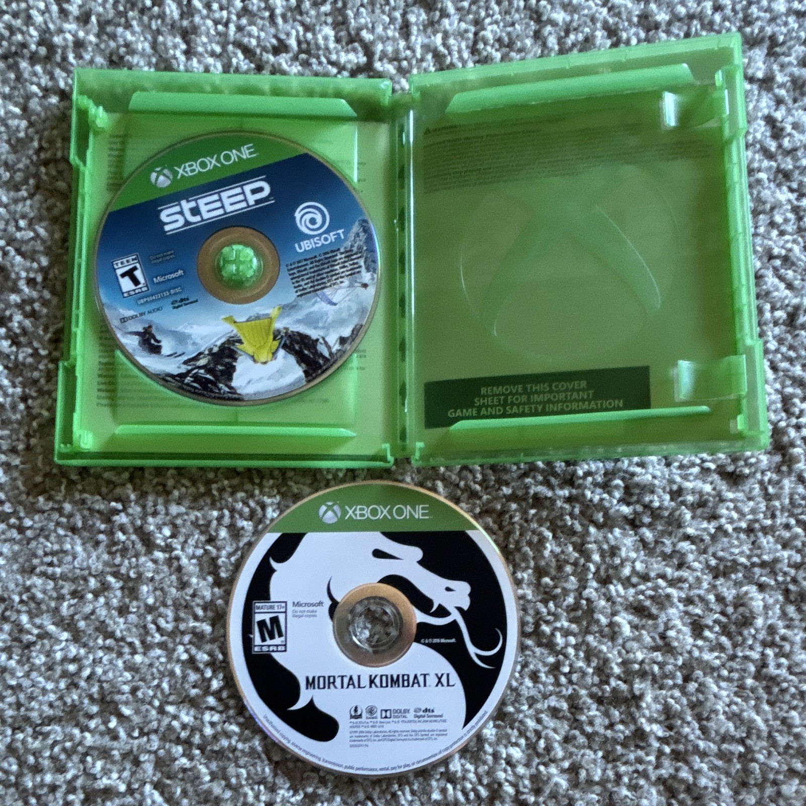Ubisoft Steep: Winter Games & Mortal combat combo Xbox One