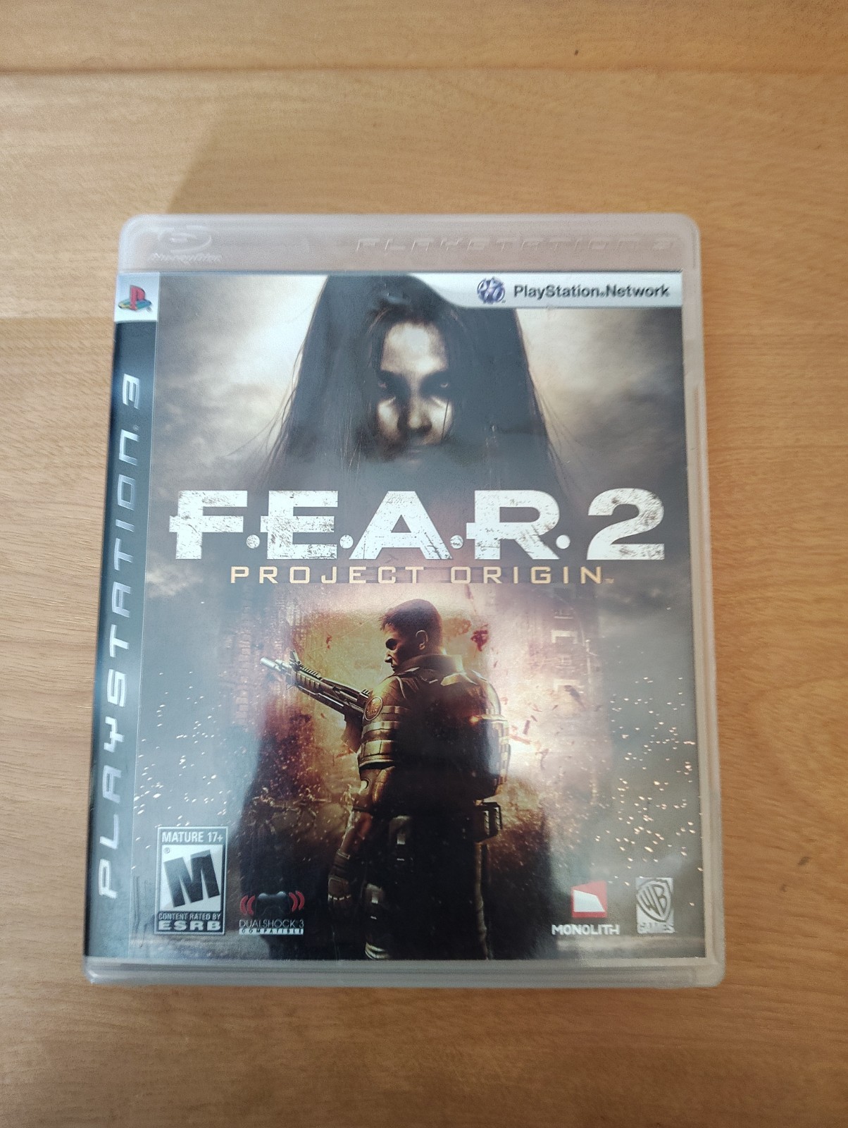F.E.A.R. 2: Project Origin Sony PlayStation 3, 2009 Disc, Manual and case
