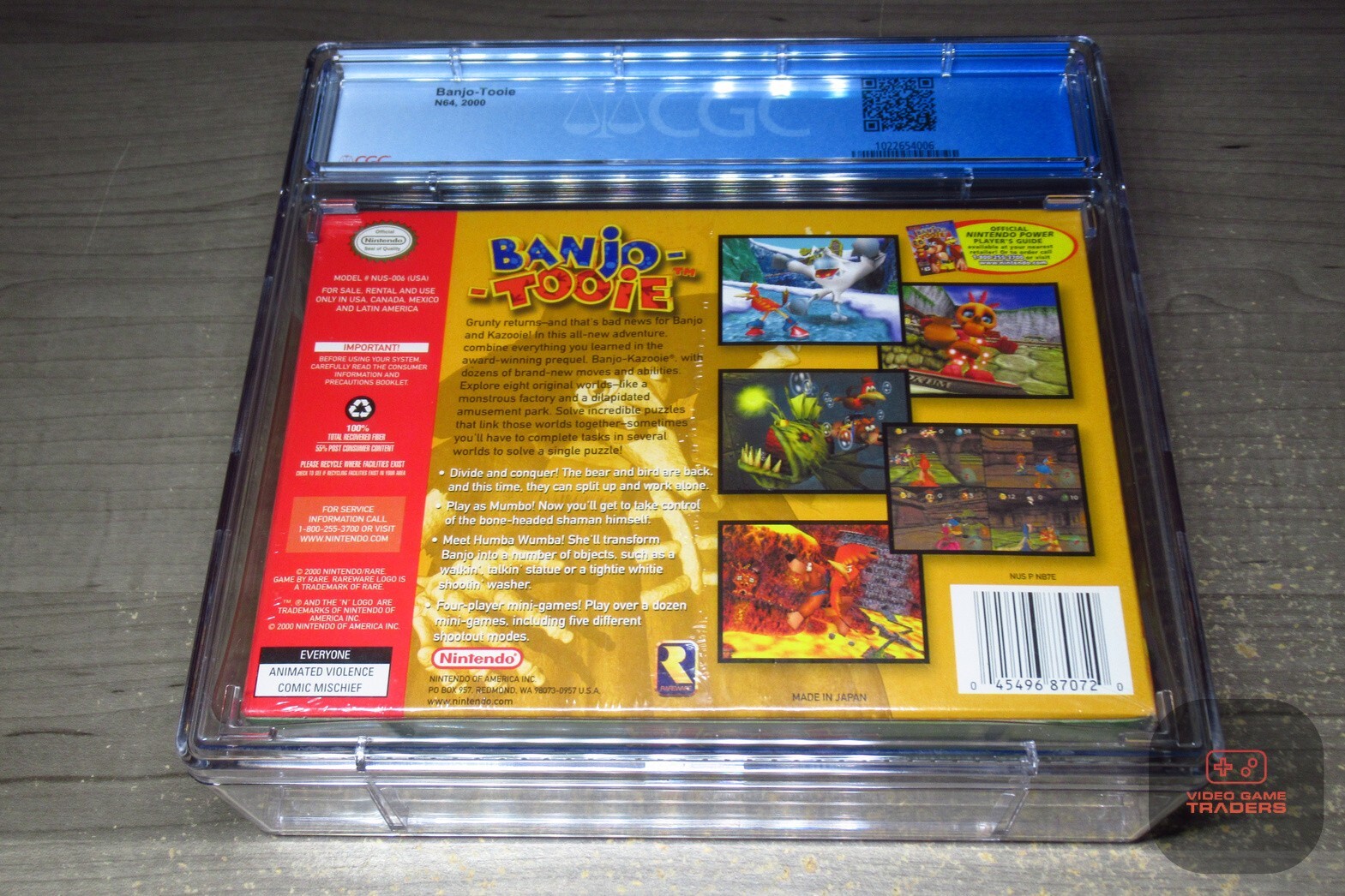 CGC 9.4 A++ – Banjo-Tooie Nintendo 64, N64 2000 NEW! – RARE!