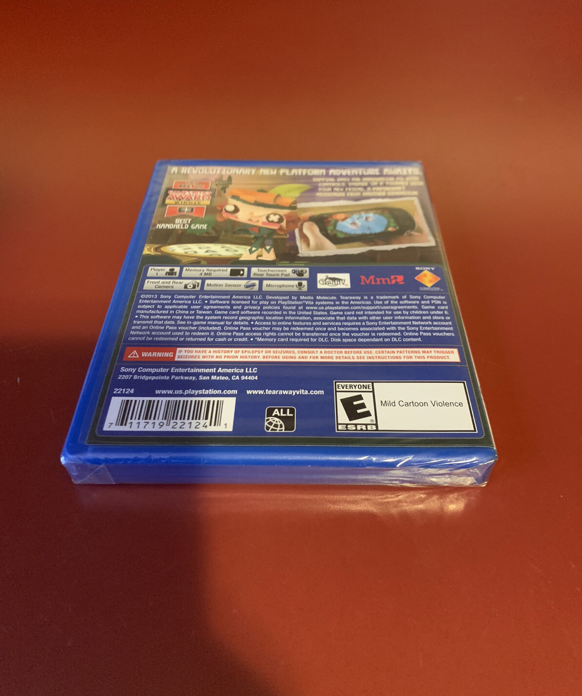 Tearaway PS Vita (Sony PlayStation Vita, 2013) BRAND NEW