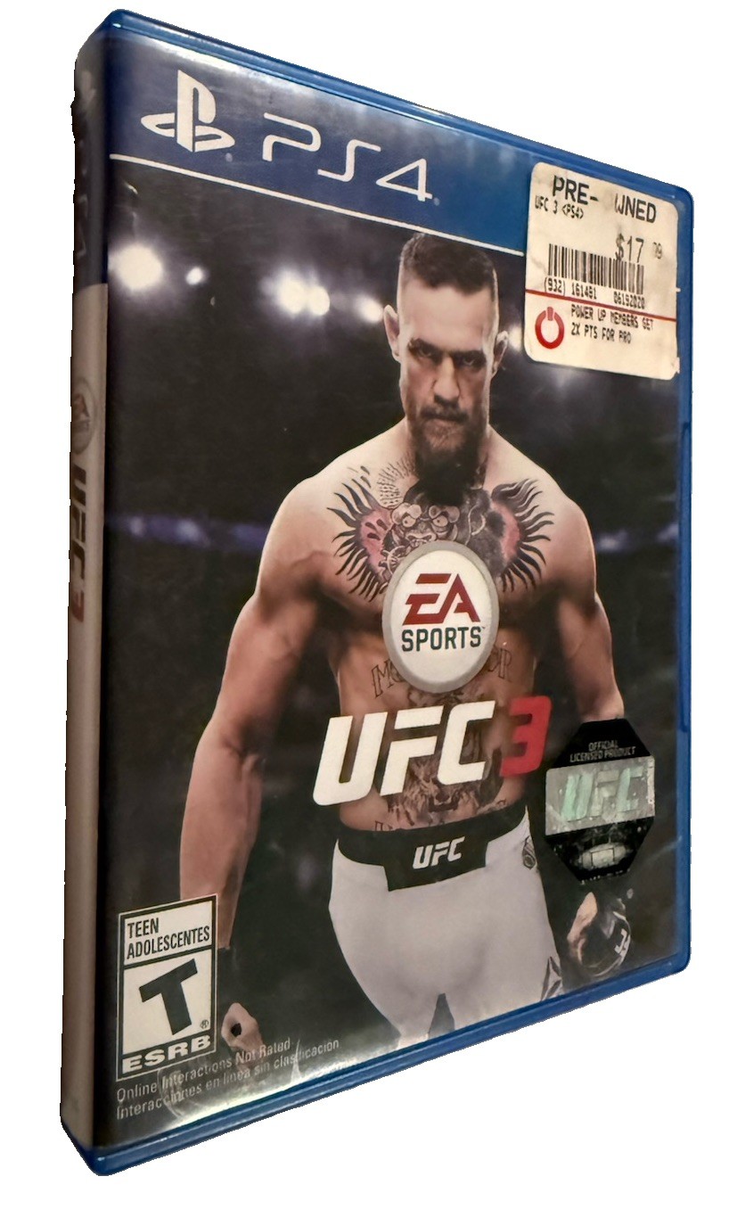 EA Sports UFC 3 Sony PlayStation 4 PS4 Ultimate Fighting Championship