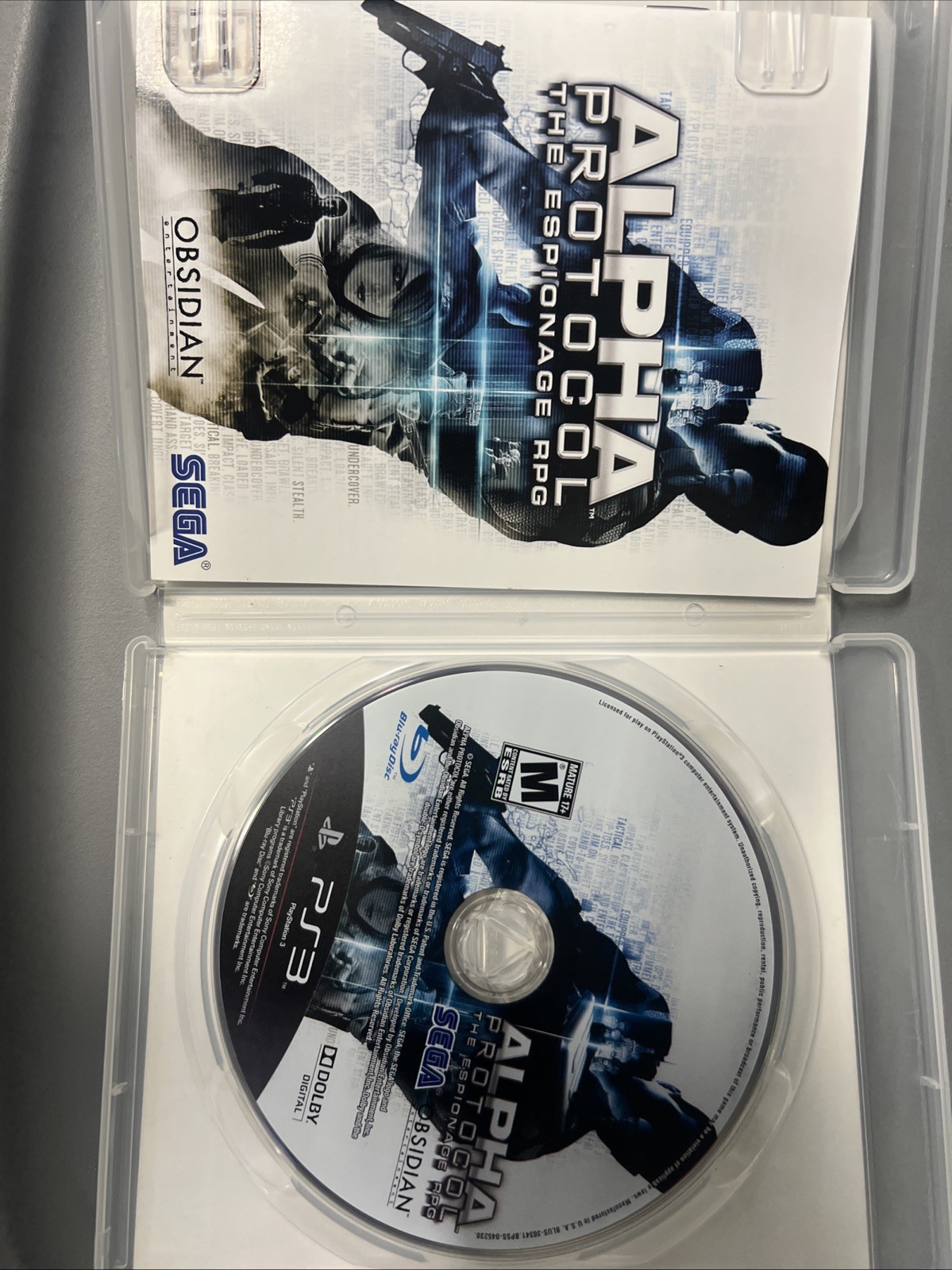 Alpha Protocol Espionage RPG for Sony PlayStation 3