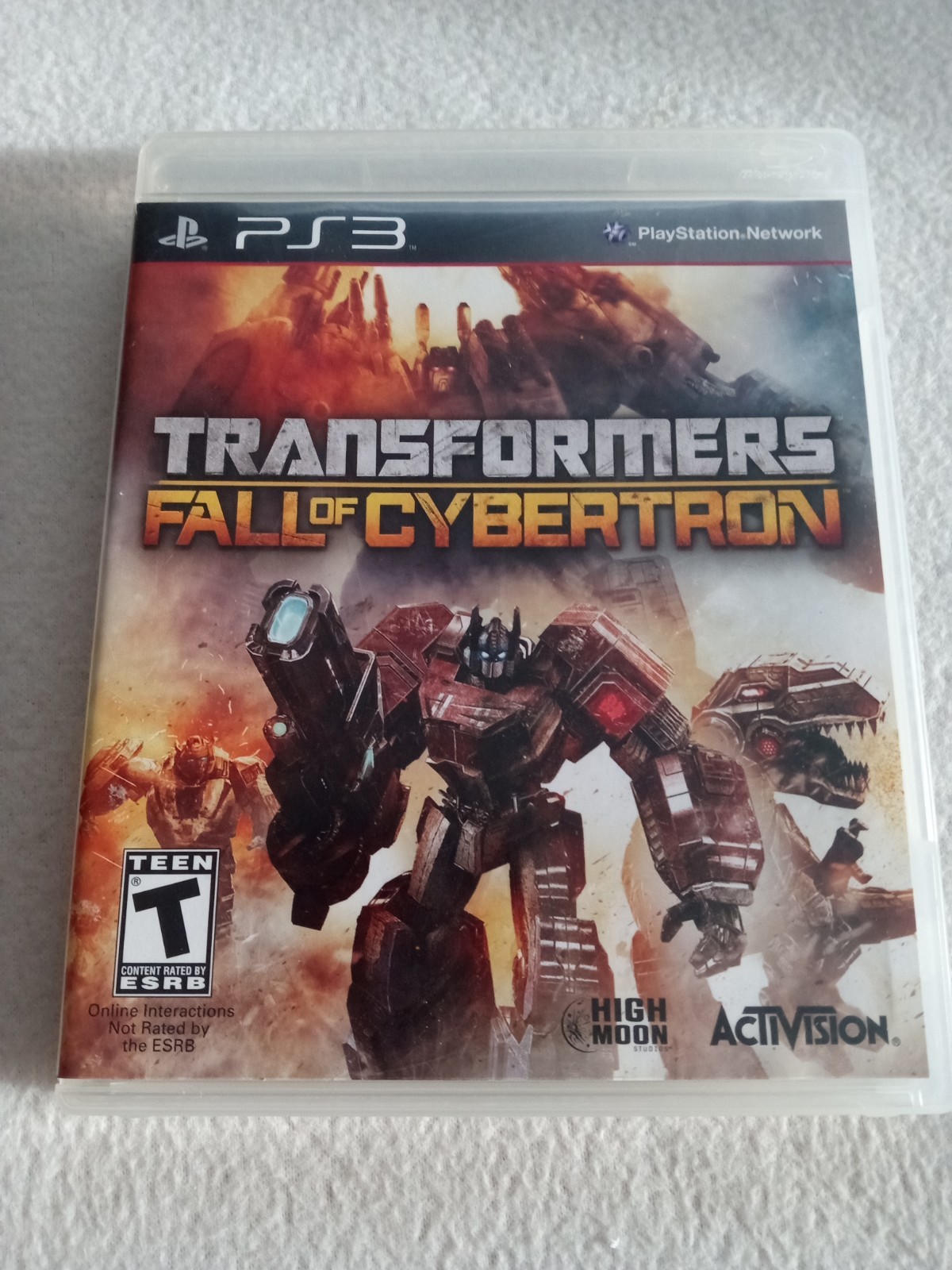 2012 Transformers Fall of Cybertron Sony PlayStation 3 Game