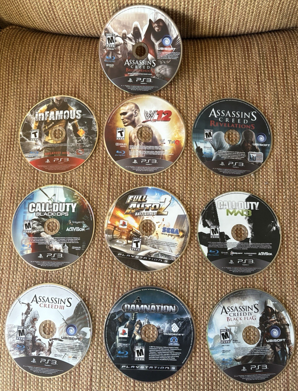 Ps3 Disc Collection- Tested