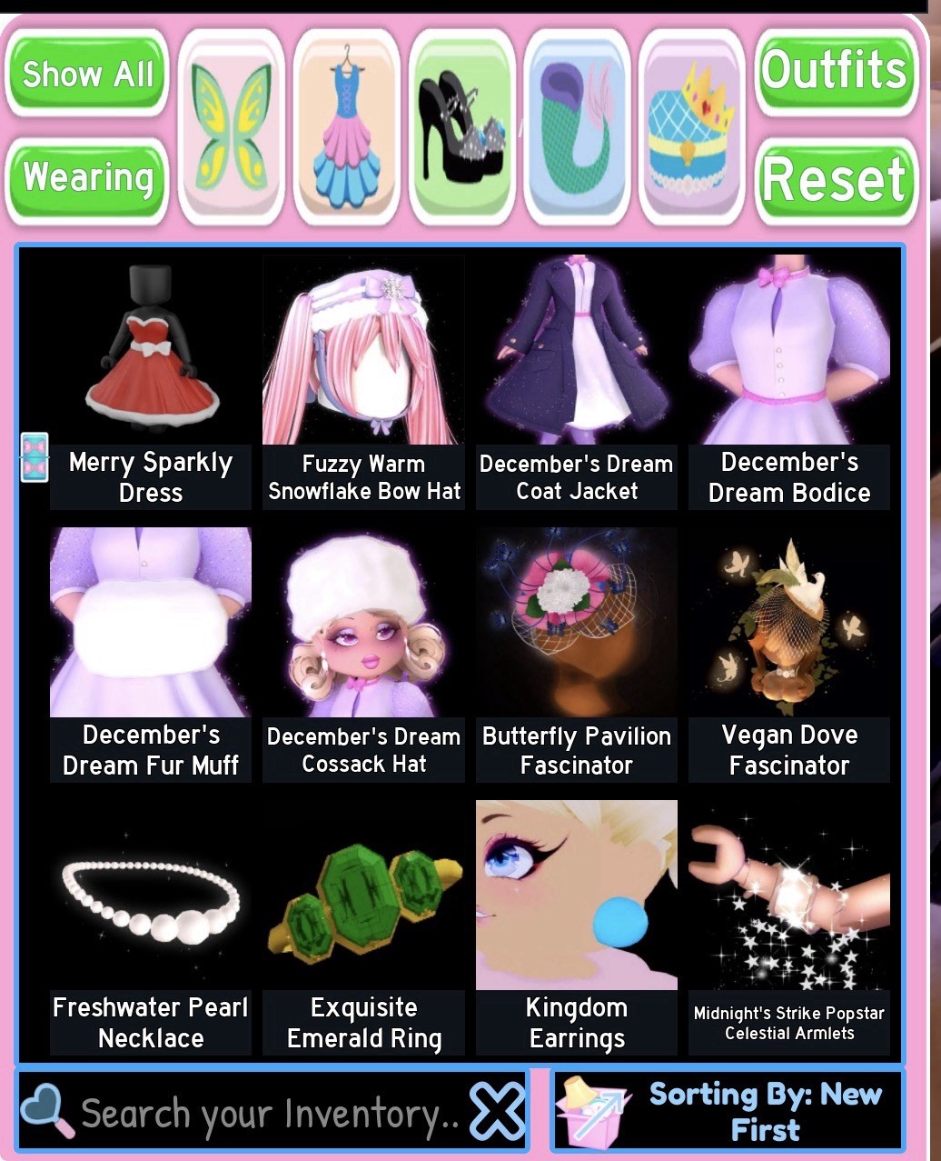Royale High Roblox Inventory (Sets, Accessories, Skirts, Shoes, and More!)