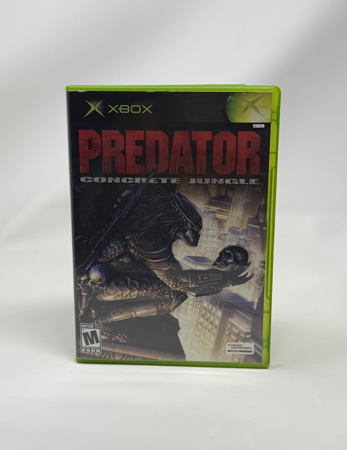 Predator Concrete Jungle Microsoft Xbox Game + Case Pristine Disc Tested Works