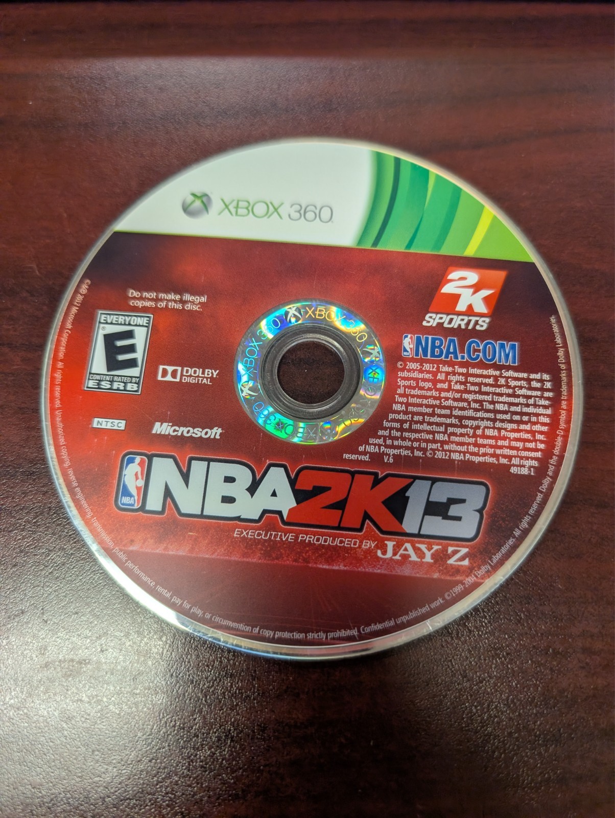 NBA 2K13 (Microsoft Xbox 360) NO TRACKING – DISC ONLY