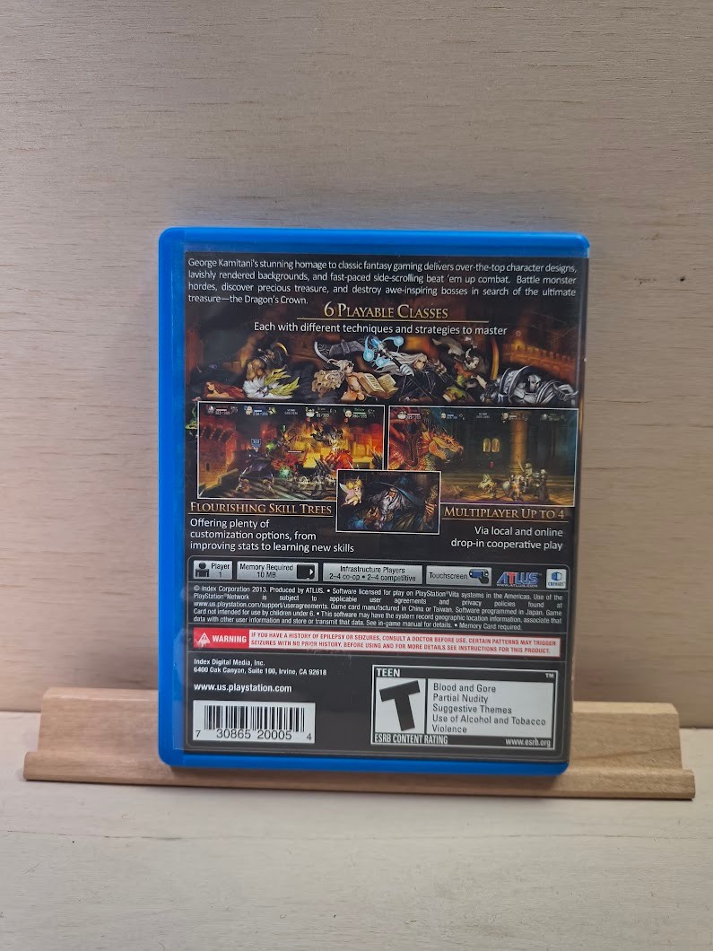 Dragon’s Crown (PlayStation Vita) Great condition, CIB