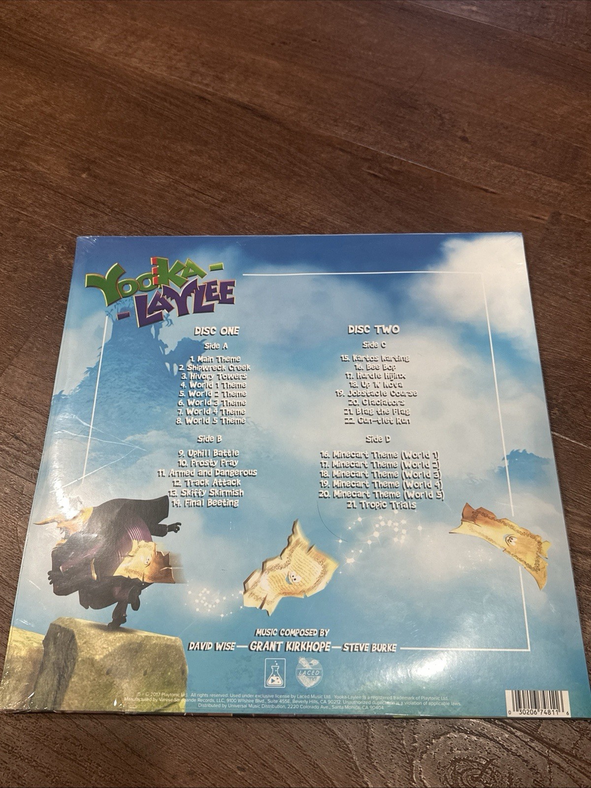 Yooka Laylee – Vinyl Record – Original Game Soundtrack – Brand New & Sealed