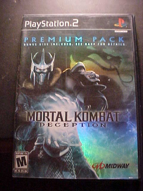 Mortal Kombat: Deception-Premium Pack (PlayStation 2, 2004) One Disc
