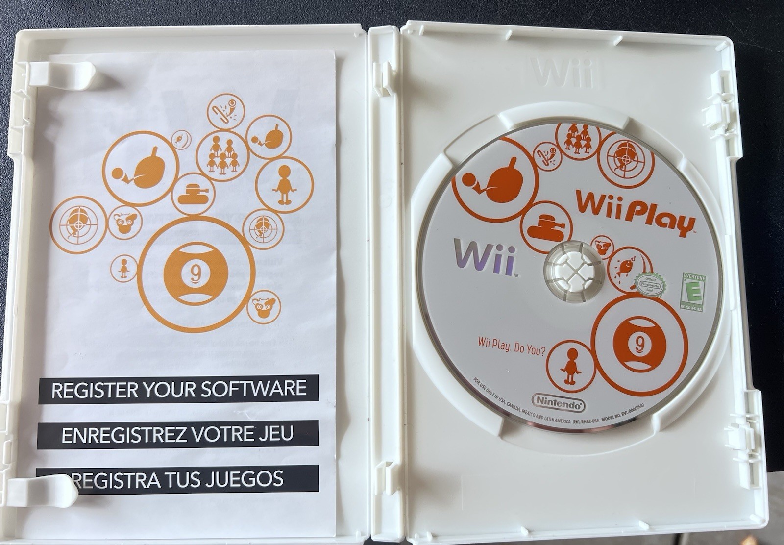 Nintendo Wii Play NO MANUL Nintendo Wii Party Compilation Family/Kids Sports ‘07
