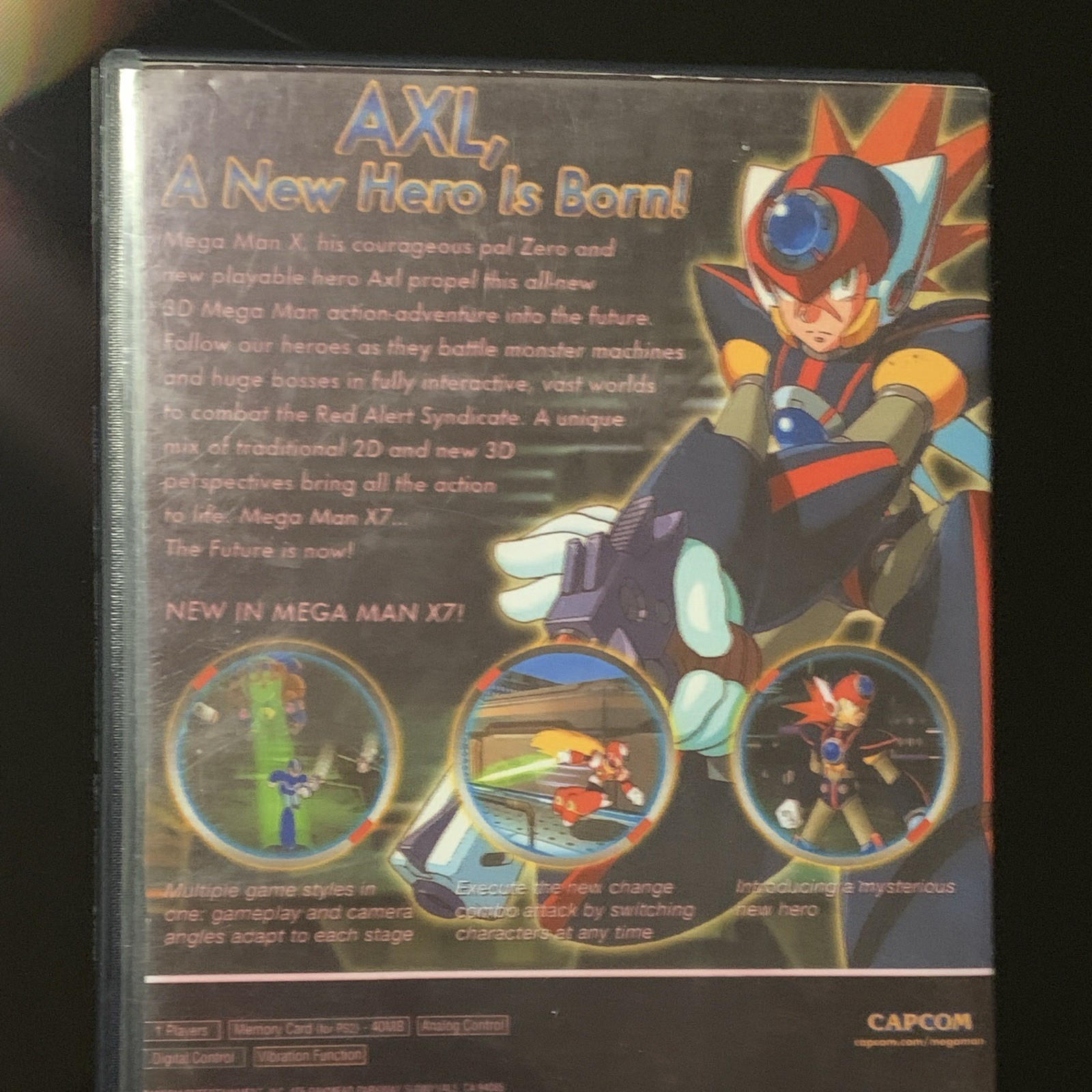 Capcom Mega Man X7 PS2 NTSC-U/C (US/Canada) E-Everyone Manual Included