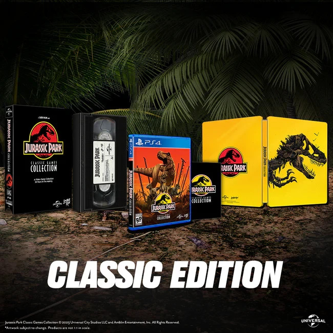 Jurassic Park: Classic Games Collection Classic Ed – Playstation 4 – Brand New