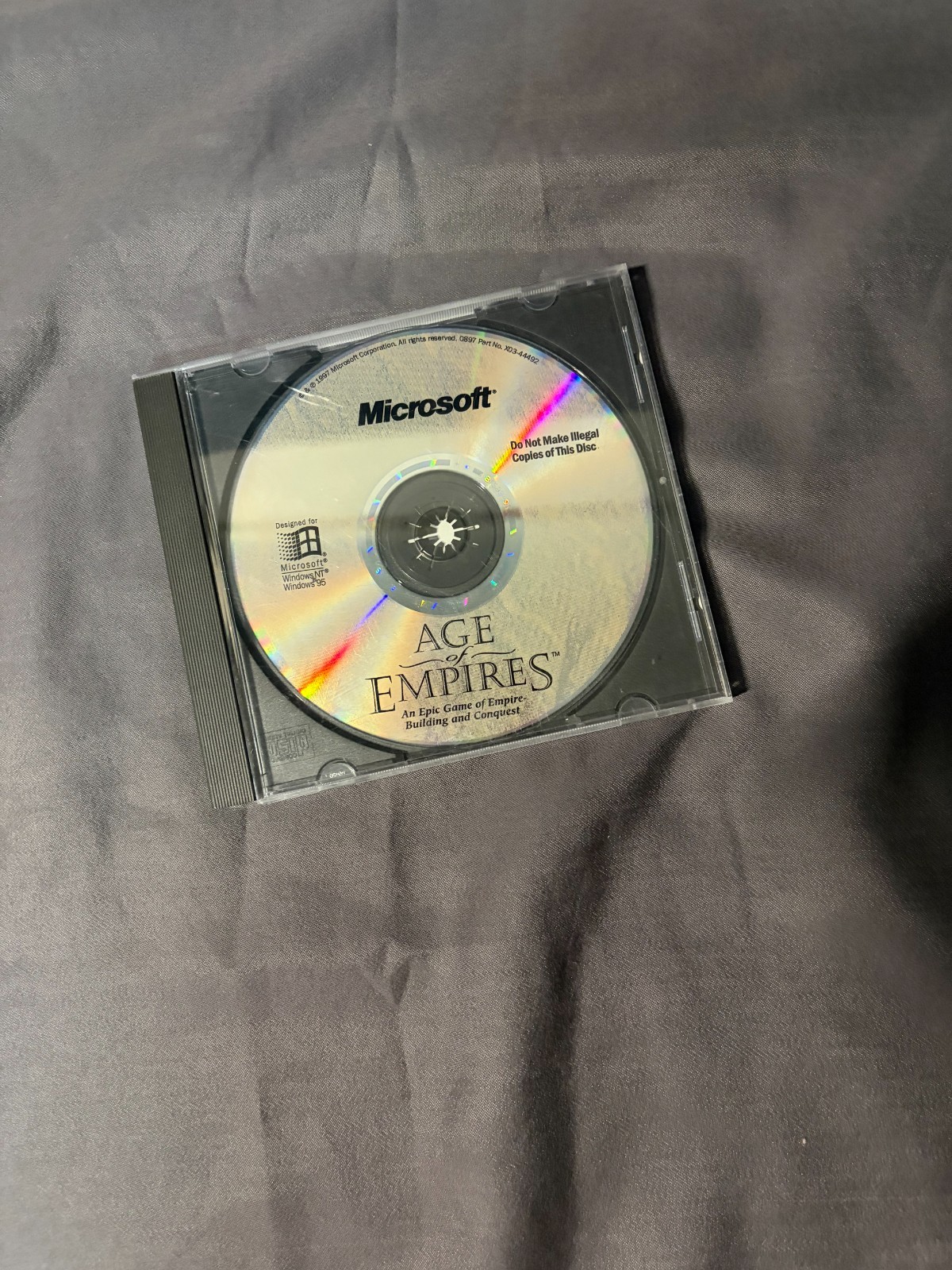Age of Empires BIG BOX W/Manual – Tech Chart PCCD Windows 9598
