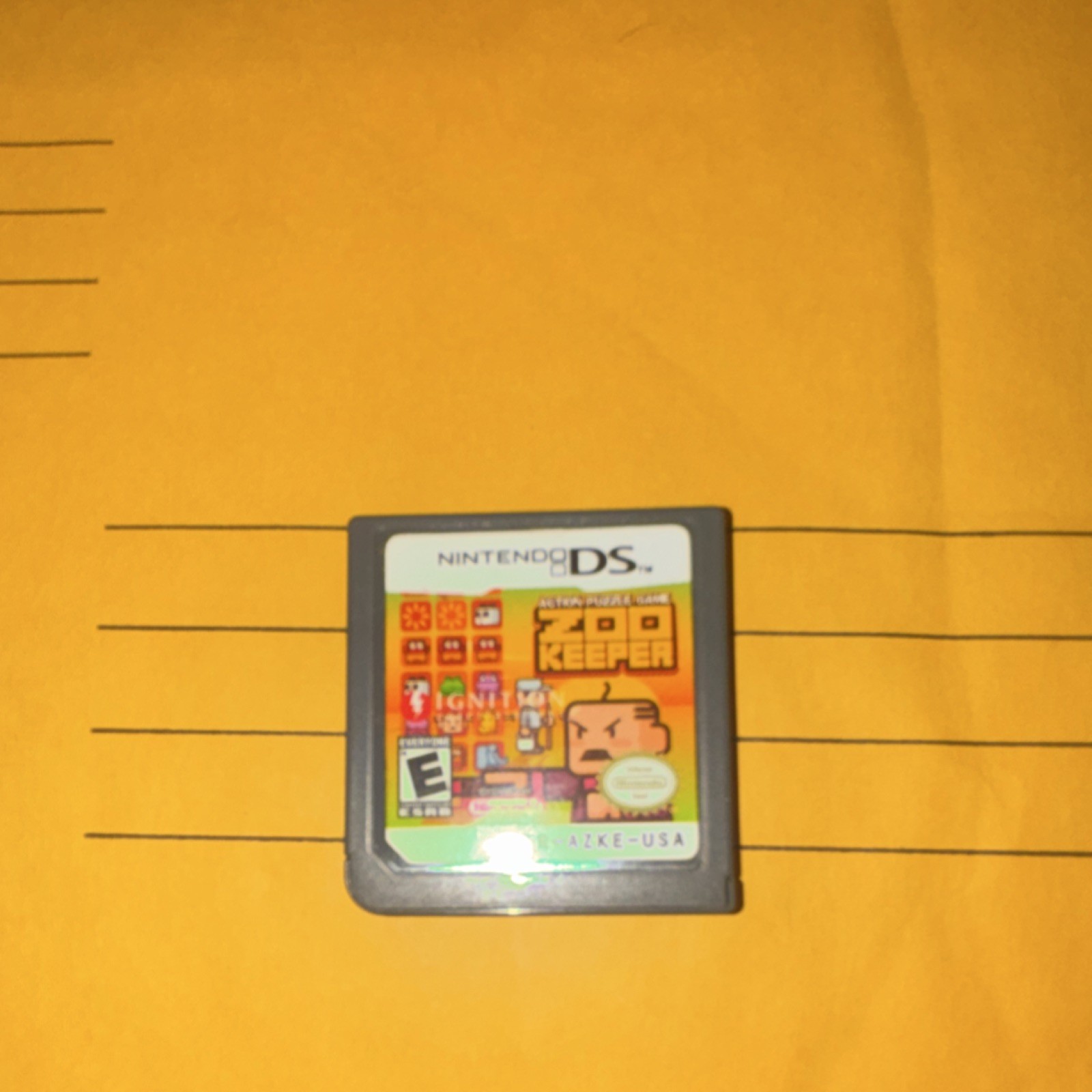 Ignition Entertainment Zoo Keeper Nintendo DS *Cartridge Only* Tested Works!