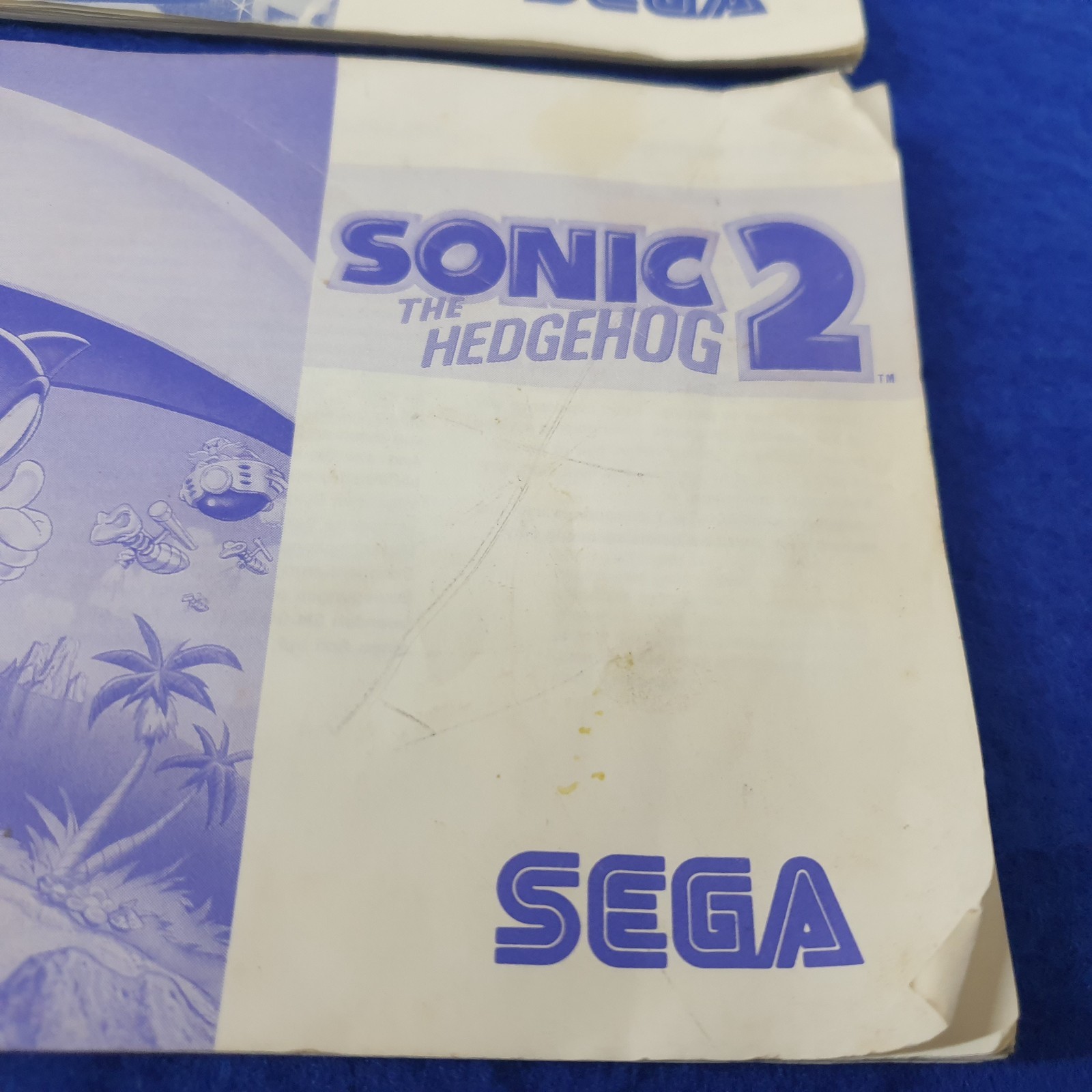 Master System SONIC THE HEDGEHOG x2 Games 1 + 2 Boxed&Complete PAL (Works in US)