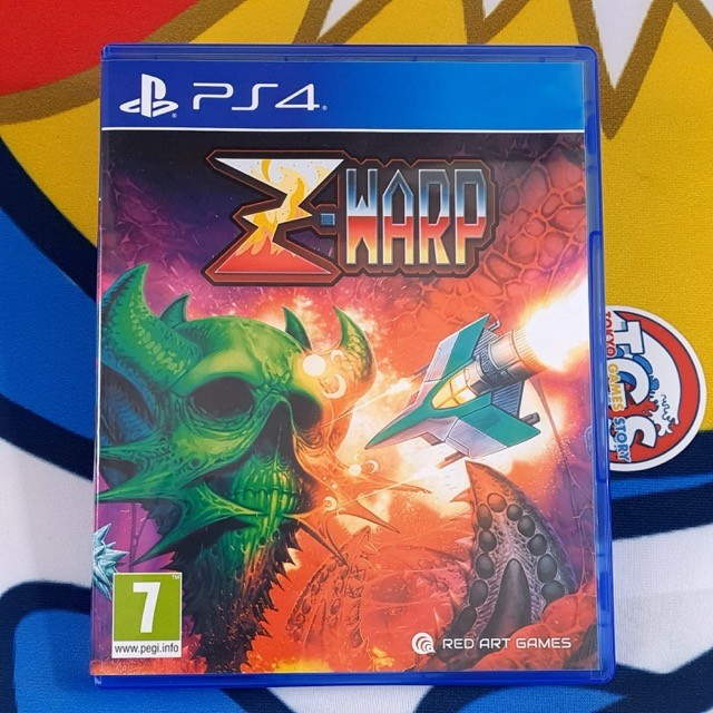 Z-Warp (1500Ex.) PS4 Red Art Games Used (EN-JP) STG Shmup Shoot’em Up Bullet Hel