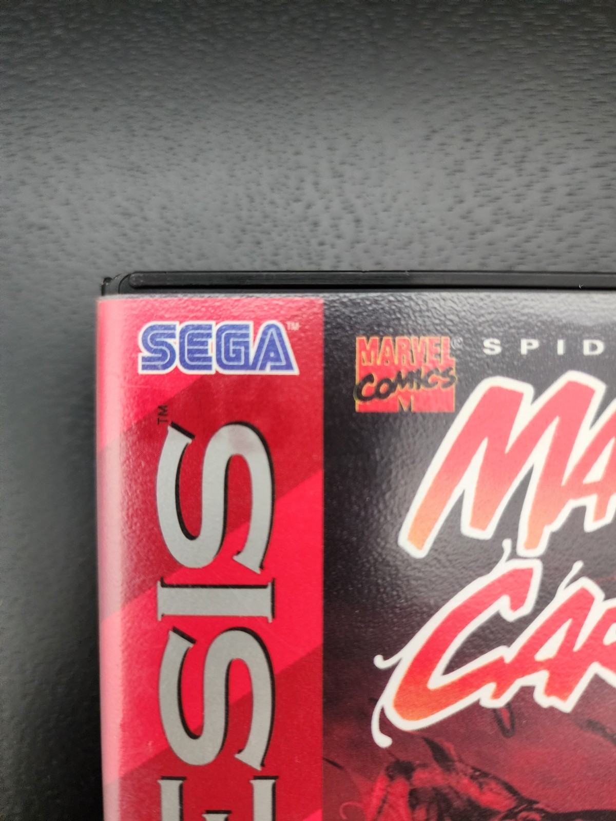 Spider-Man & Venom: Maximum Carnage Sega Genesis CIB Tested RARE Red Cartridge
