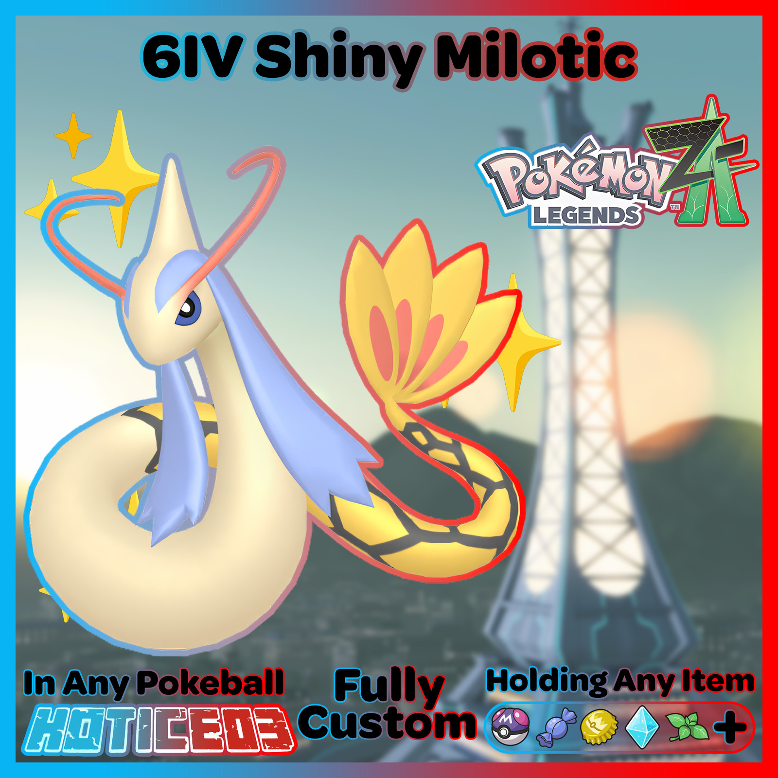 ✨ Shiny Milotic 6IV ✨ Mega Dimension Pokemon Legends ZA Ready 🚀 Fast 🚀