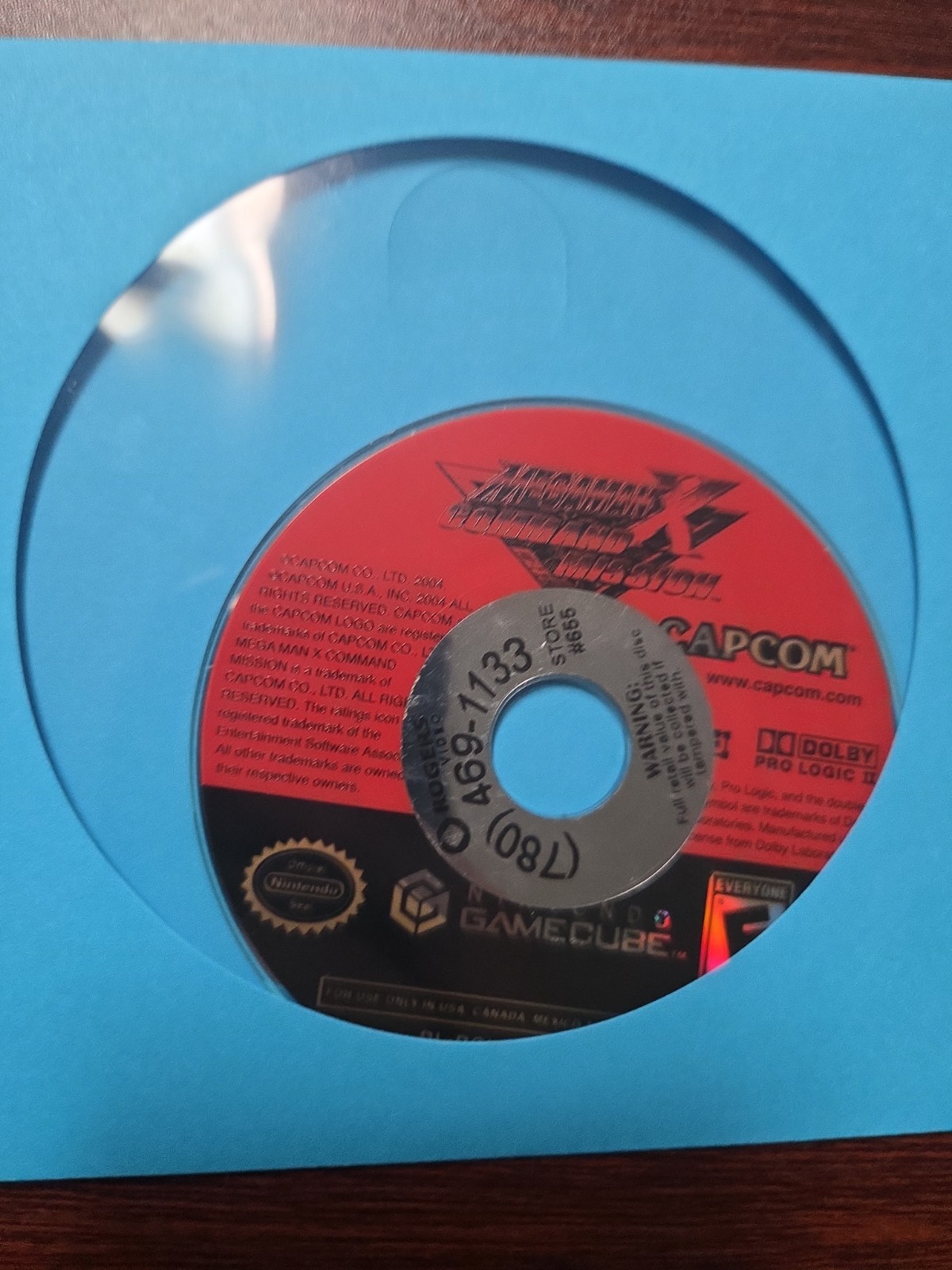 Megaman x Command Mission Disc Only