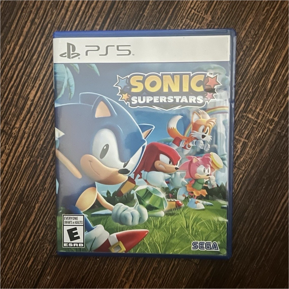 SEGA Sonic Superstars (Sony PlayStation 5, 2023) Action Platformer Multiplayer