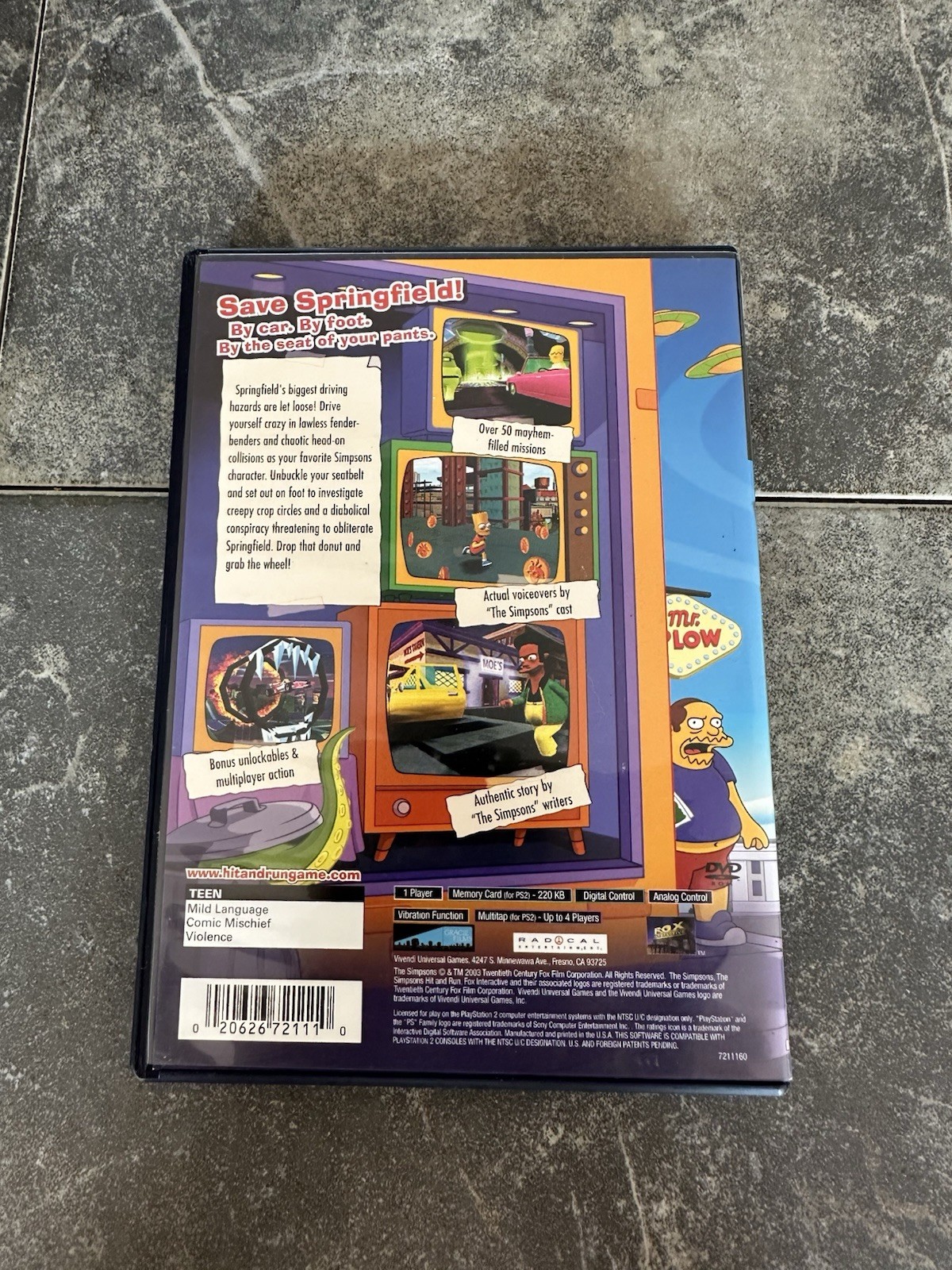 Vivendi The Simpsons: Hit & Run PS2 Multiplayer T Teen NTSC-U/C Action
