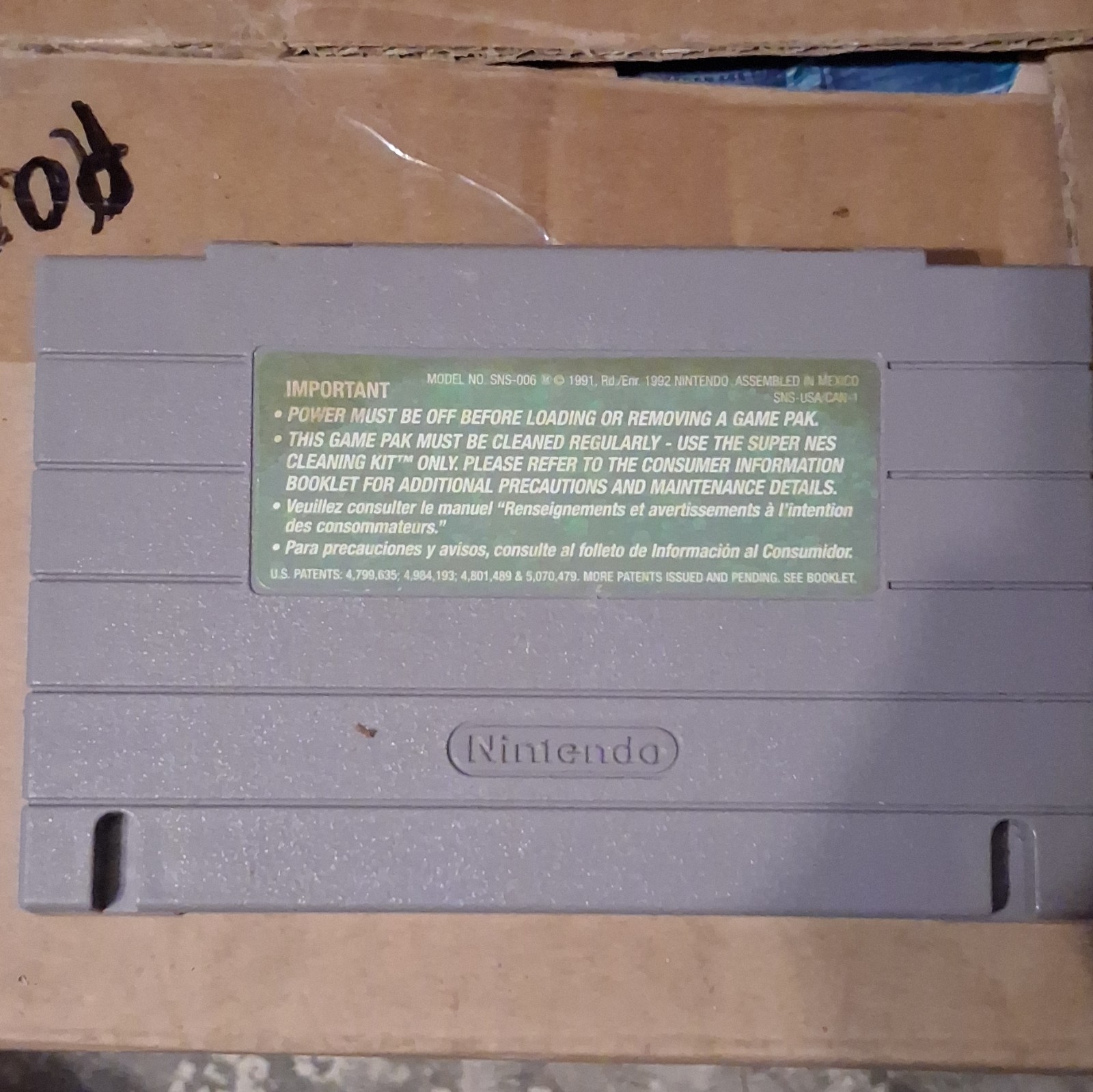 Nintendo Super Mario World SNES NTSC-U/C (US/Canada) Super Mario Series