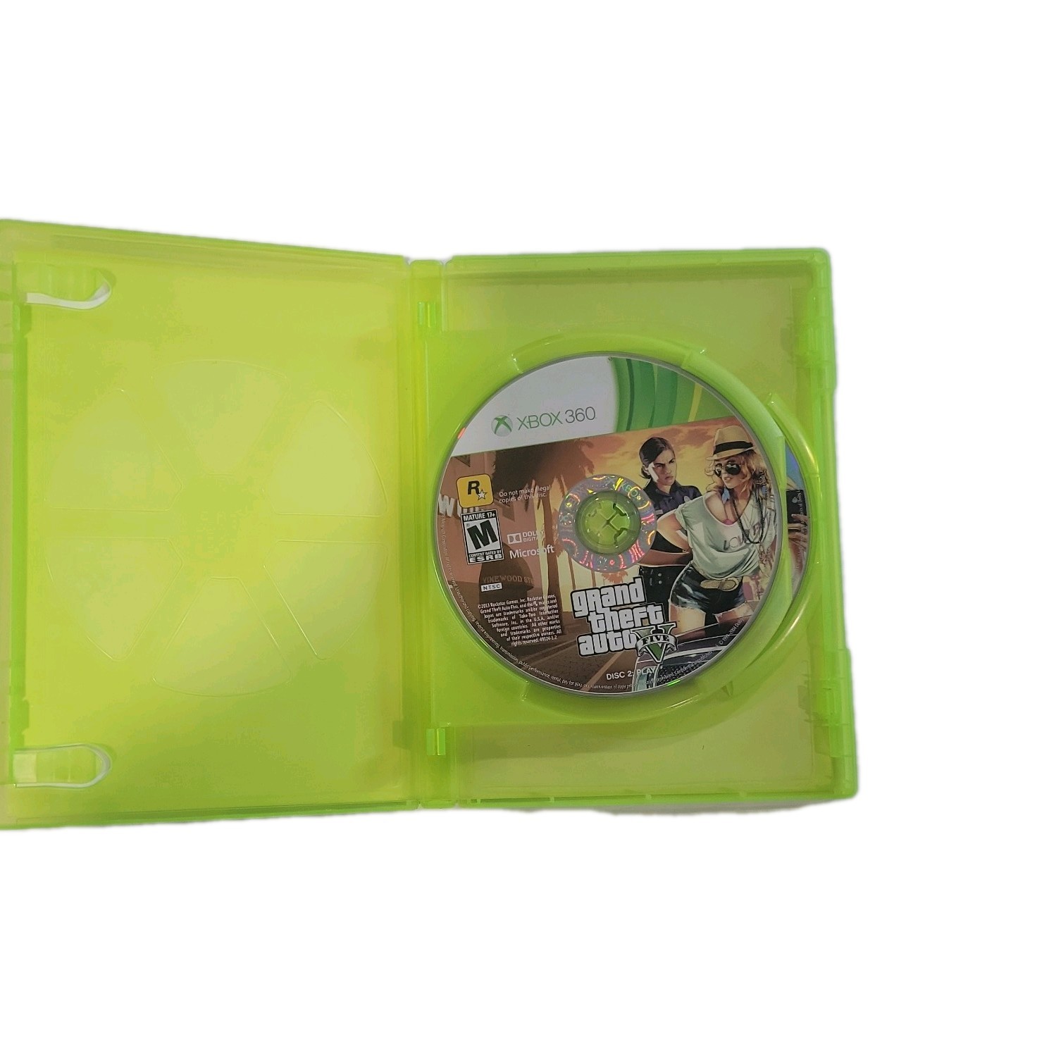 GTA V (Xbox 360) Complete Edition w/ 2 Discs Map Manual & Promo Inserts Tested
