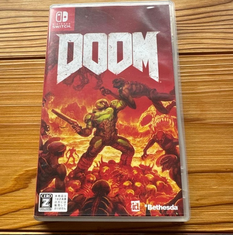 Doom Nintendo Switch Bethesda Softworks Used Tested Japanese ver with Case