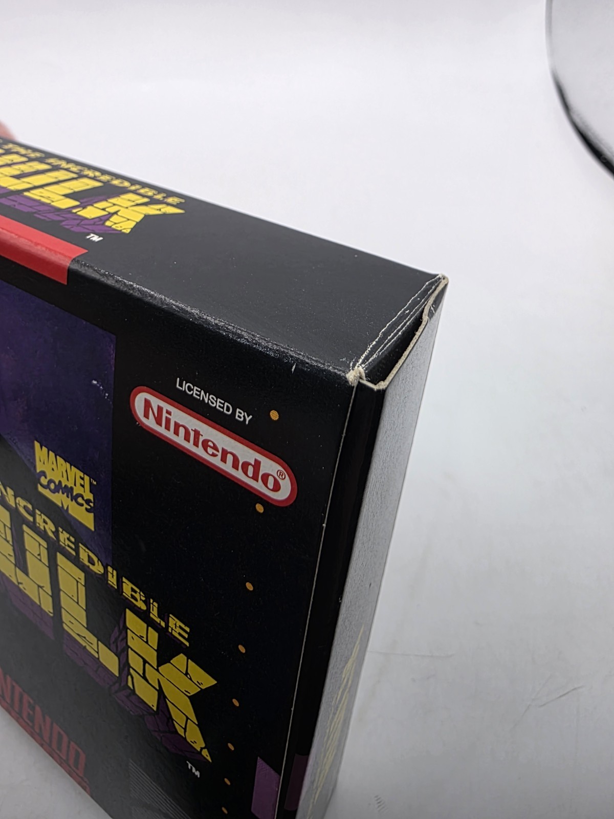 The Incredible Hulk Super Nintendo SNES Fully Complete CIB Tested Works Rare