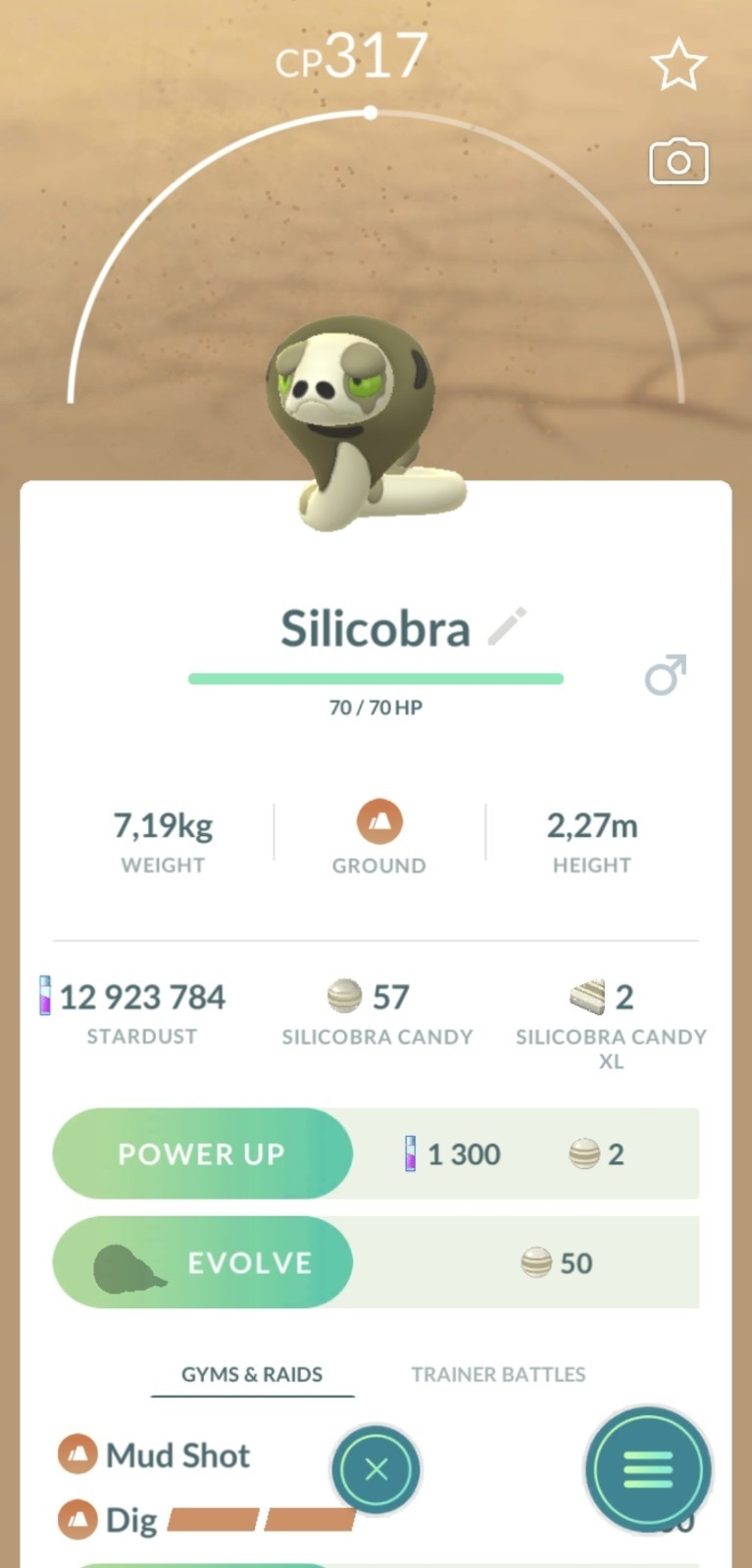 Pokémon🔄Trade🔄Go Silicobra X12 – LUCKY CHANCE