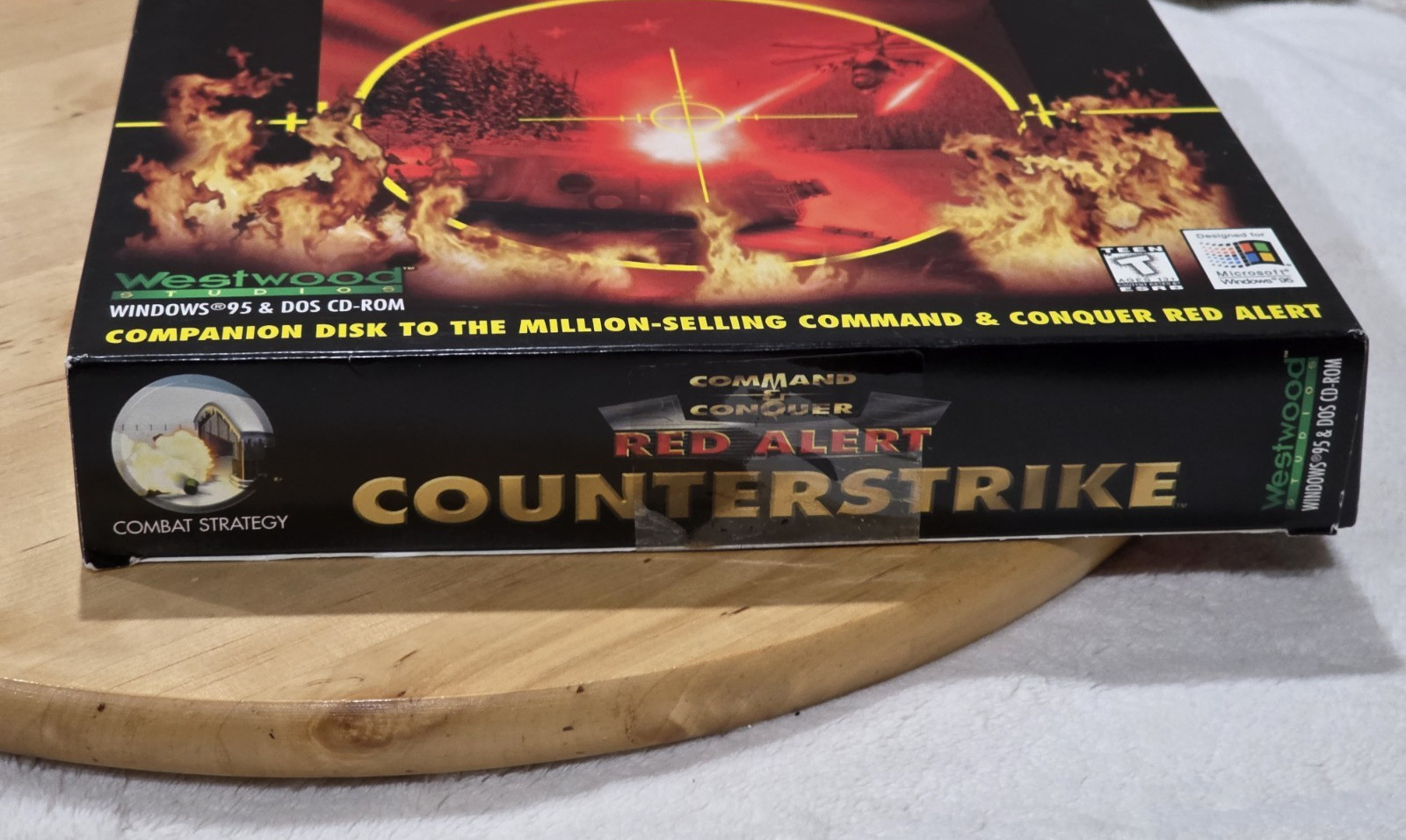 Command & Conquer: Red Alert Counterstrike Windows 95 DOS Big Box PC