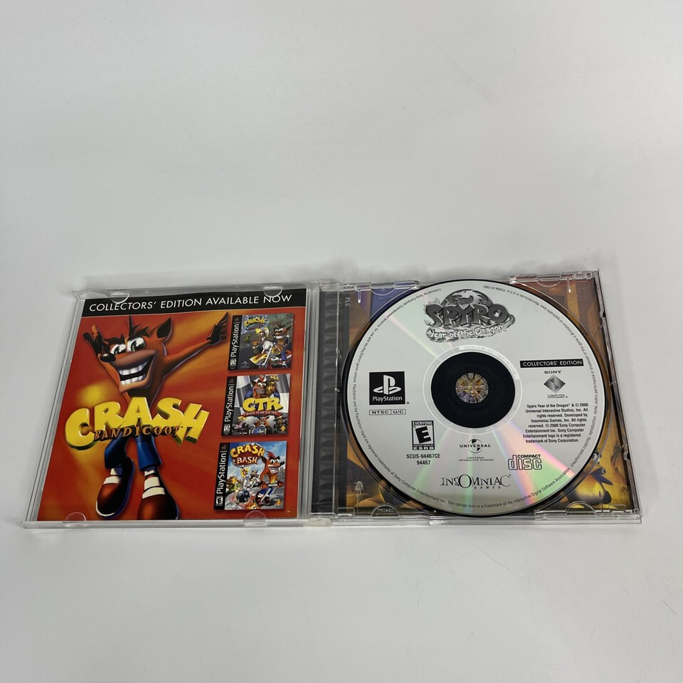 Spyro Year of the Dragon (Sony PlayStation 1, 2000) PS1 Complete