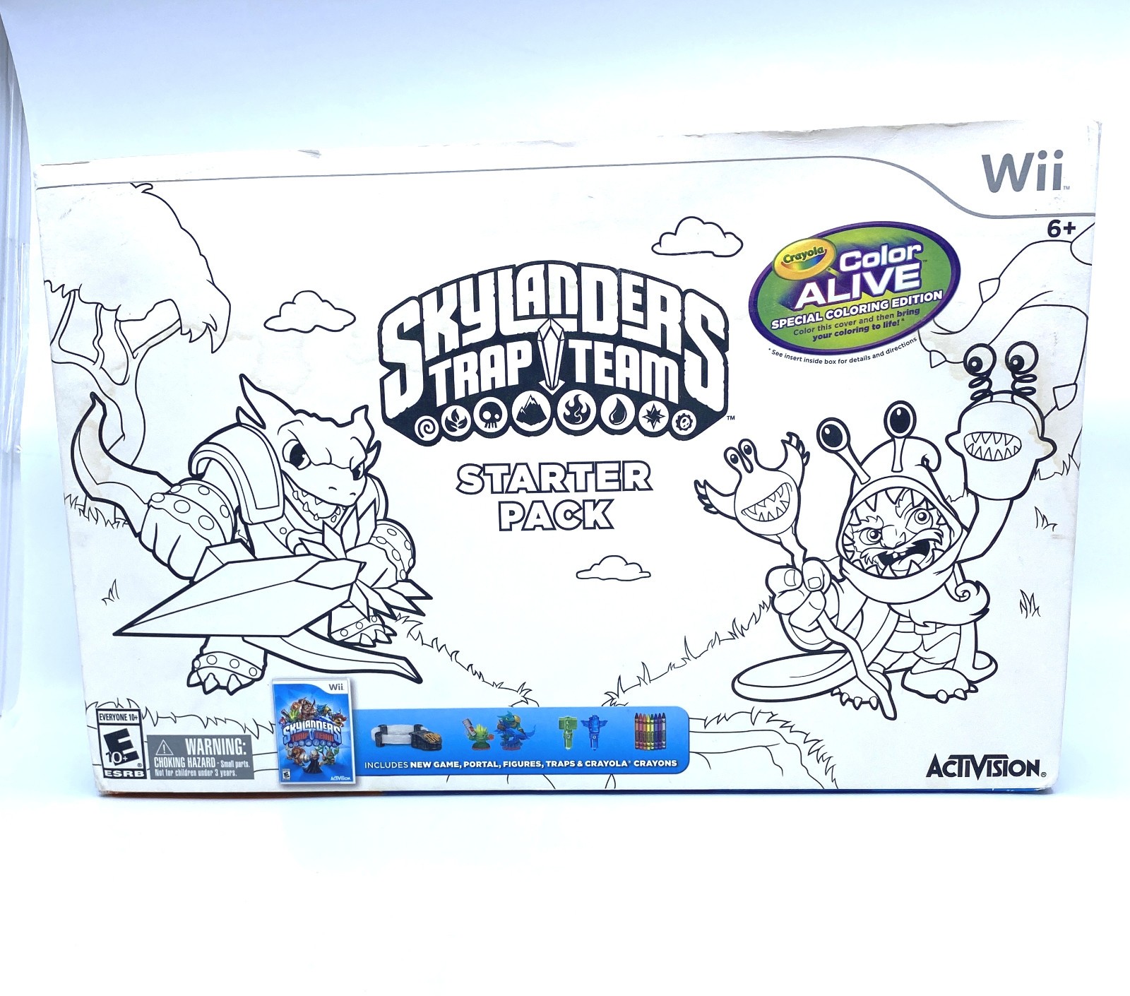 NEW Wii Skylanders Trap Team Starter Pack Color Edition Traptanium Portal SEALED