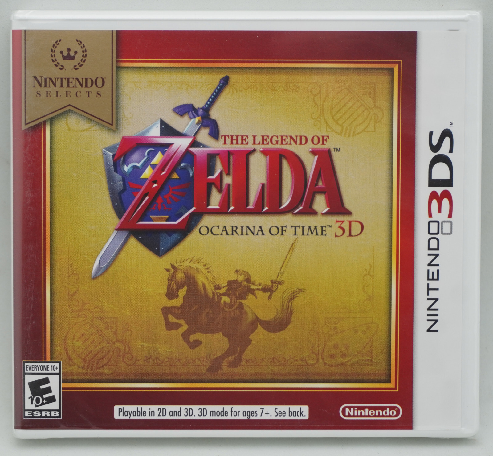 Sealed The Legend of Zelda Ocarina of Time 3D- 3DS US Case Fresh Factory Sealed