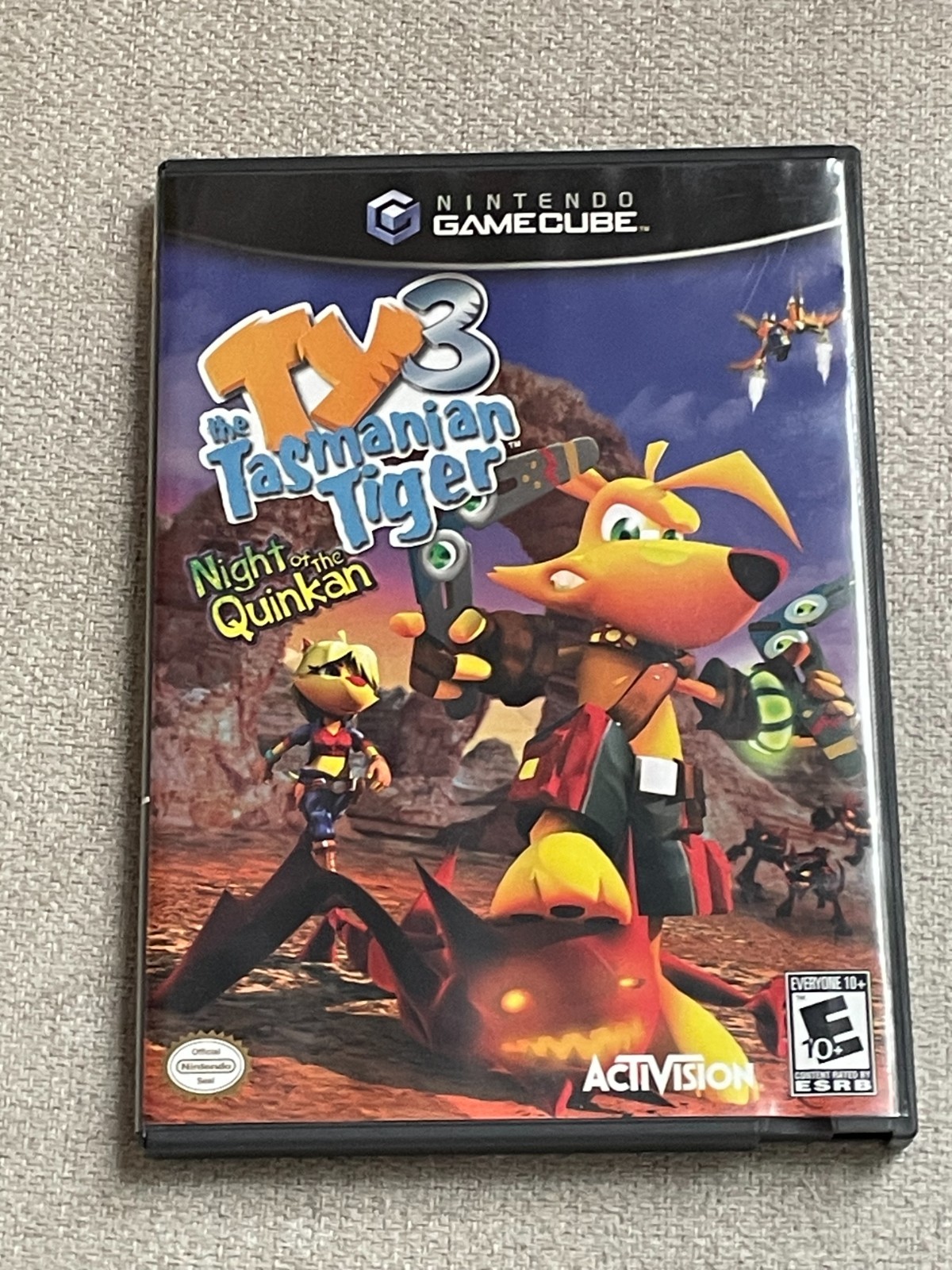 NINTENDO GAMECUBE TY THE TASMANIAN TIGER 3 NIGHT OF THE QUINKAN COMPLETE GAME