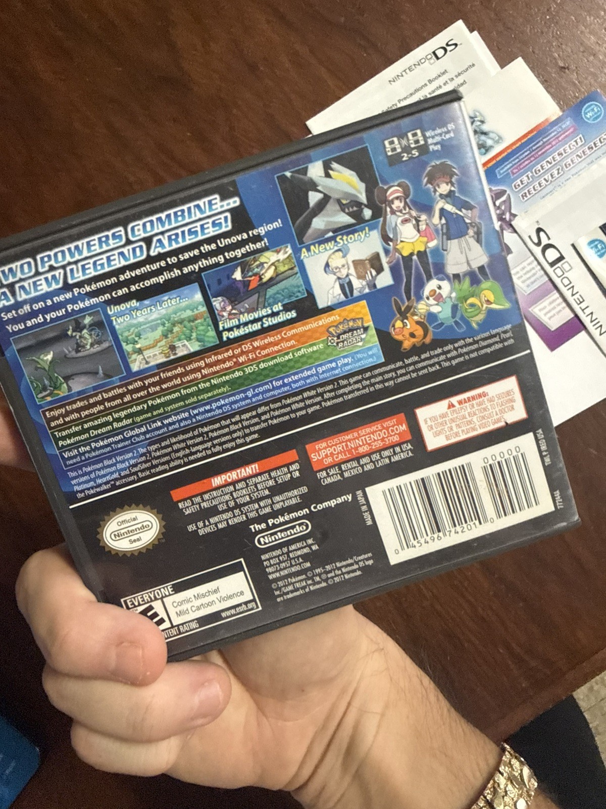 Pokemon Black Version 2 – Nintendo DS, CIB, Tested & Authentic
