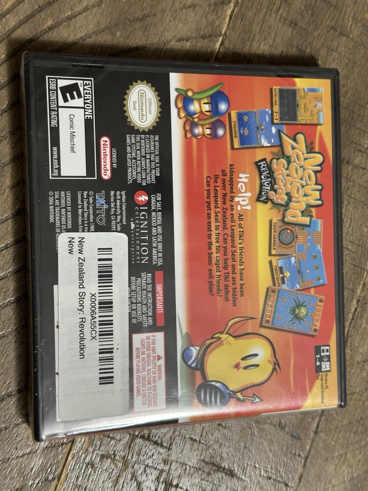 Nintendo DS Game New Zealand Story: Revolution (2008) New Sealed