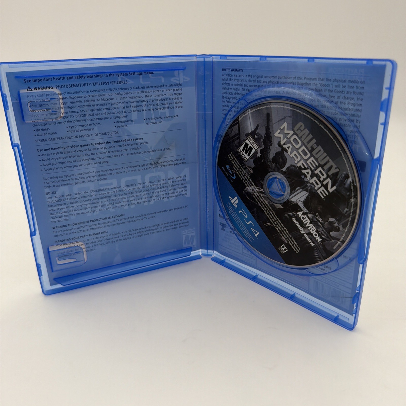 Call of Duty: Modern Warfare – Sony PlayStation 4 No Manual – TESTED
