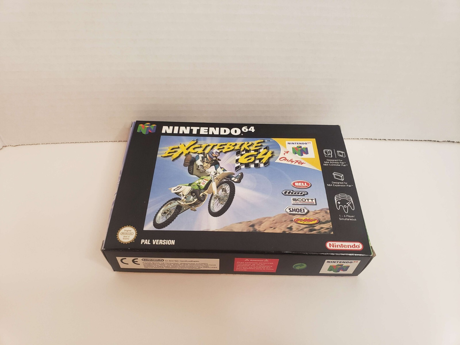 Nintendo 64 N64 ExciteBike 64 Boxed PAL BNIB