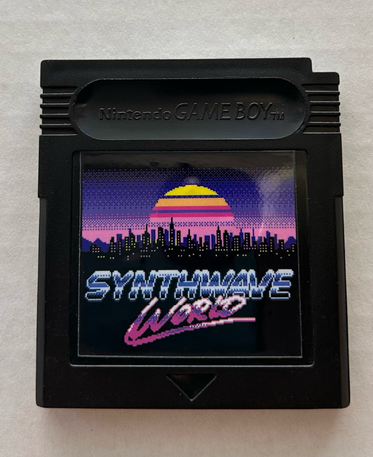 Synthwave World – 60 minutes of music Gameboy Cart RARE