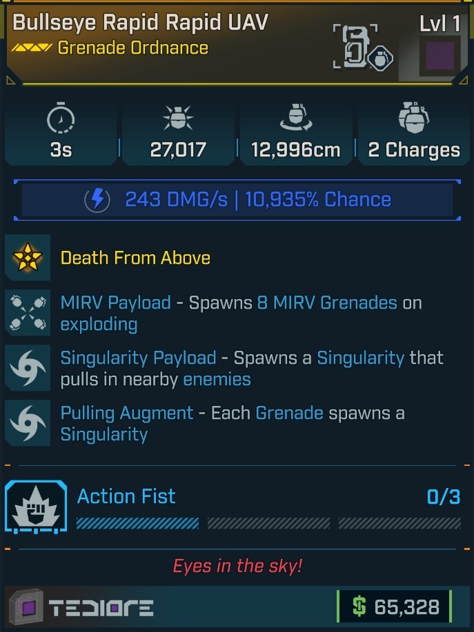 [BL4 LEVELING PACK L1] CLASS MOD + SHIELD + GRENADE + REP + ENHANCE + WEAPON)